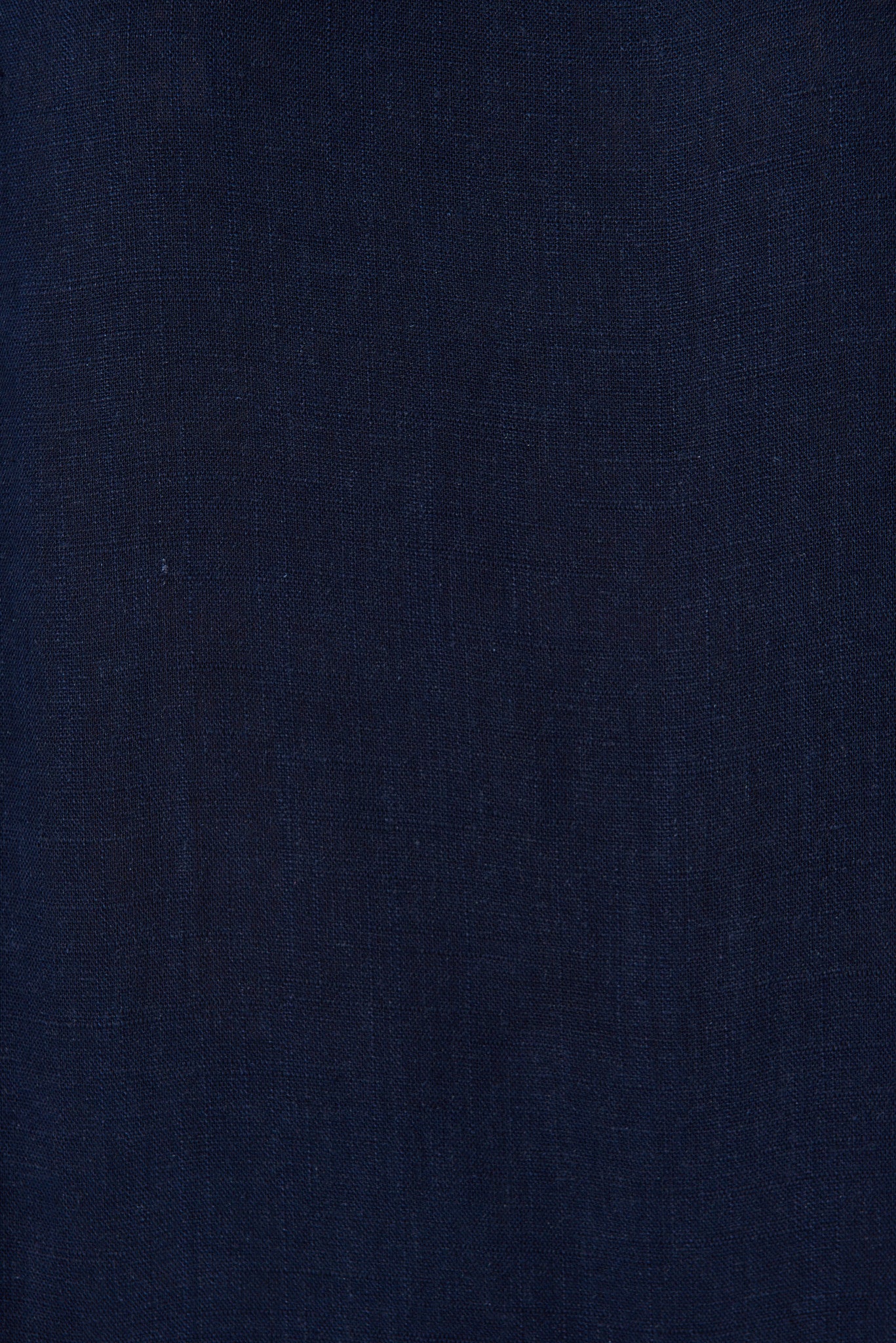 Melanie Top In Navy Cotton Linen Blend - Image 9