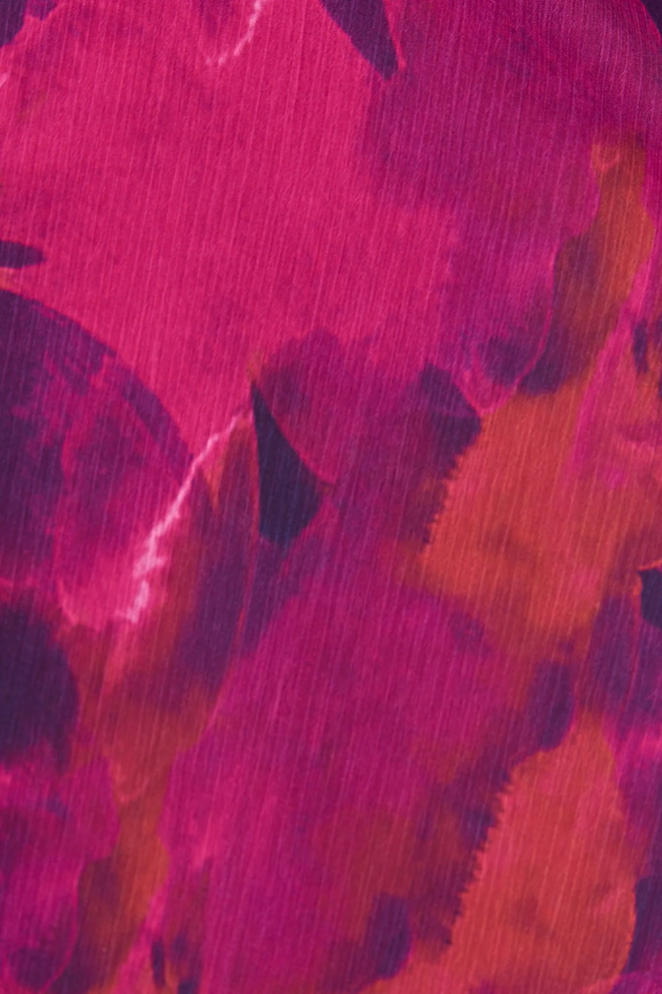 Melina Top in Purple Watercolour Chiffon - Image 6