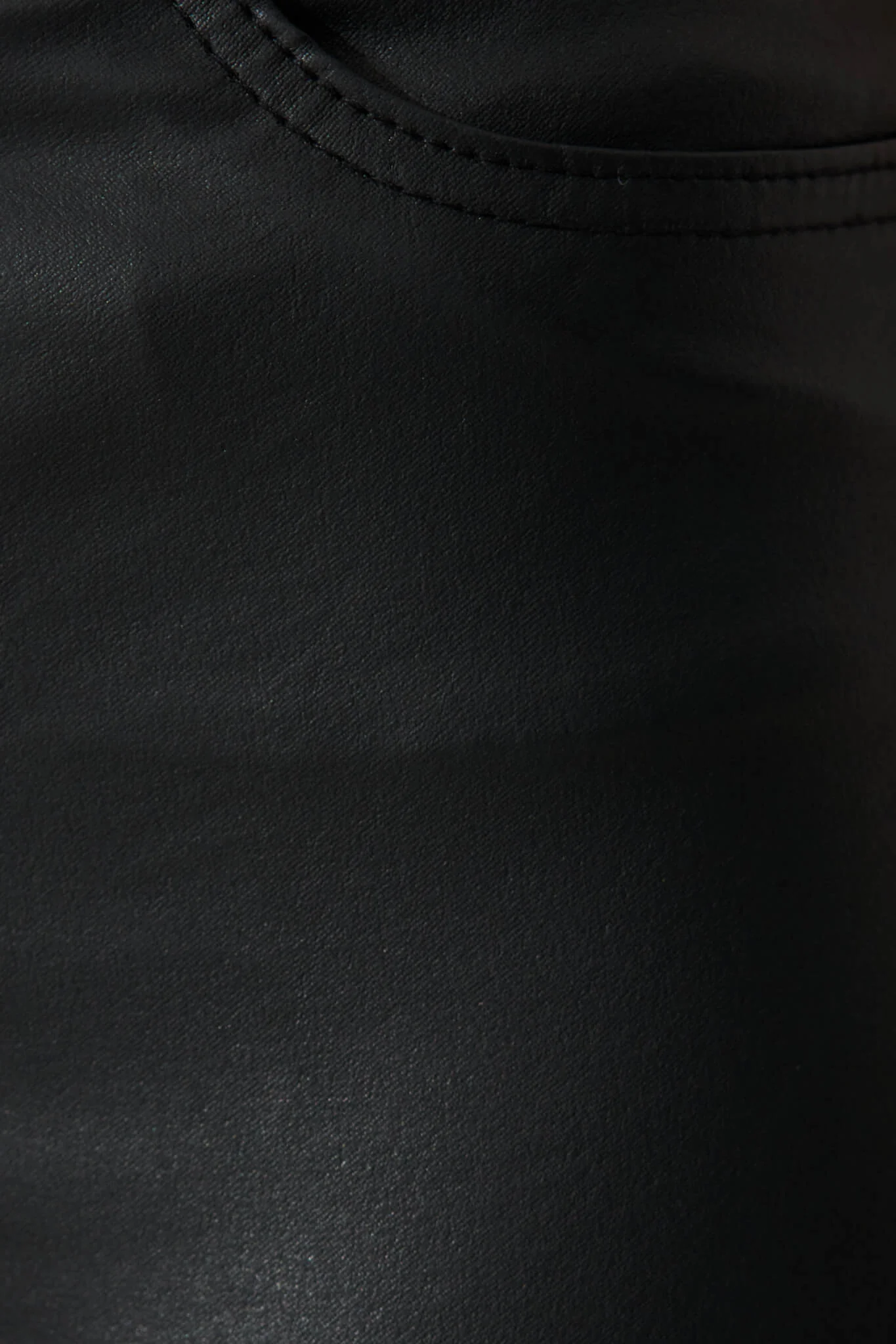Merley Skinny Pants In Black Leatherette - Image 9