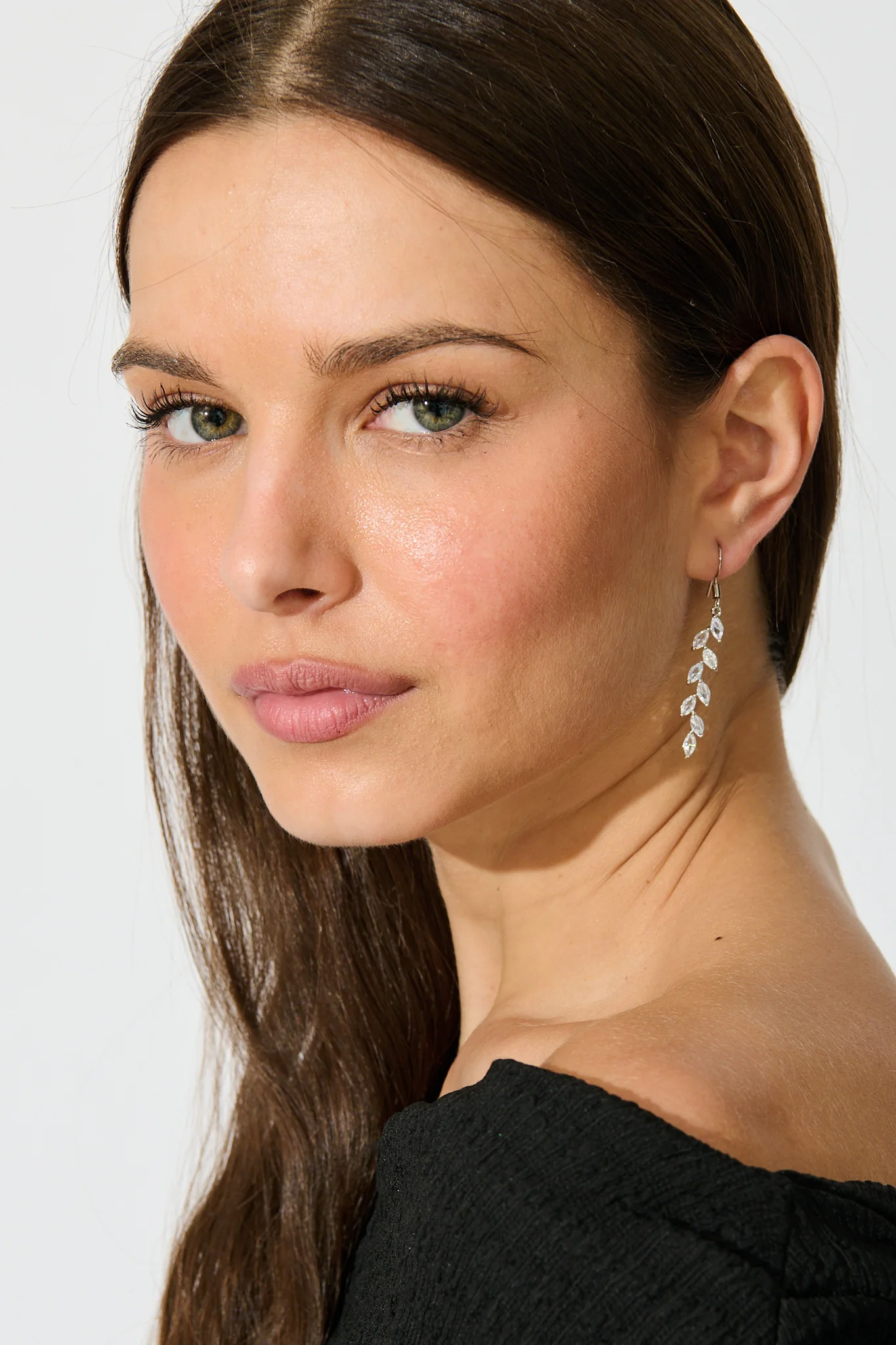 Mikayla Earrings in Silver - Image 3