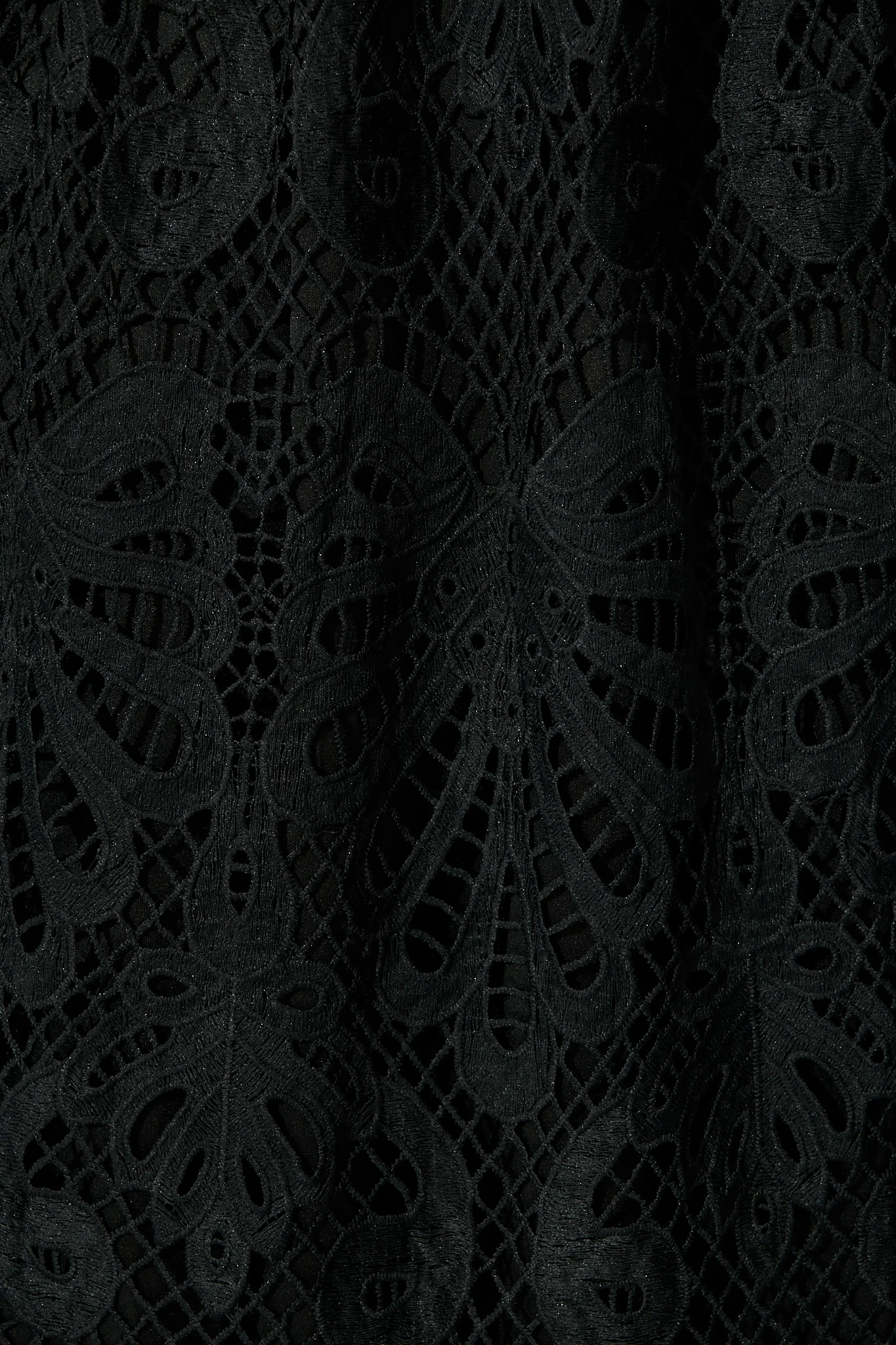 Millie Lace Maxi Dress In Black - Image 6