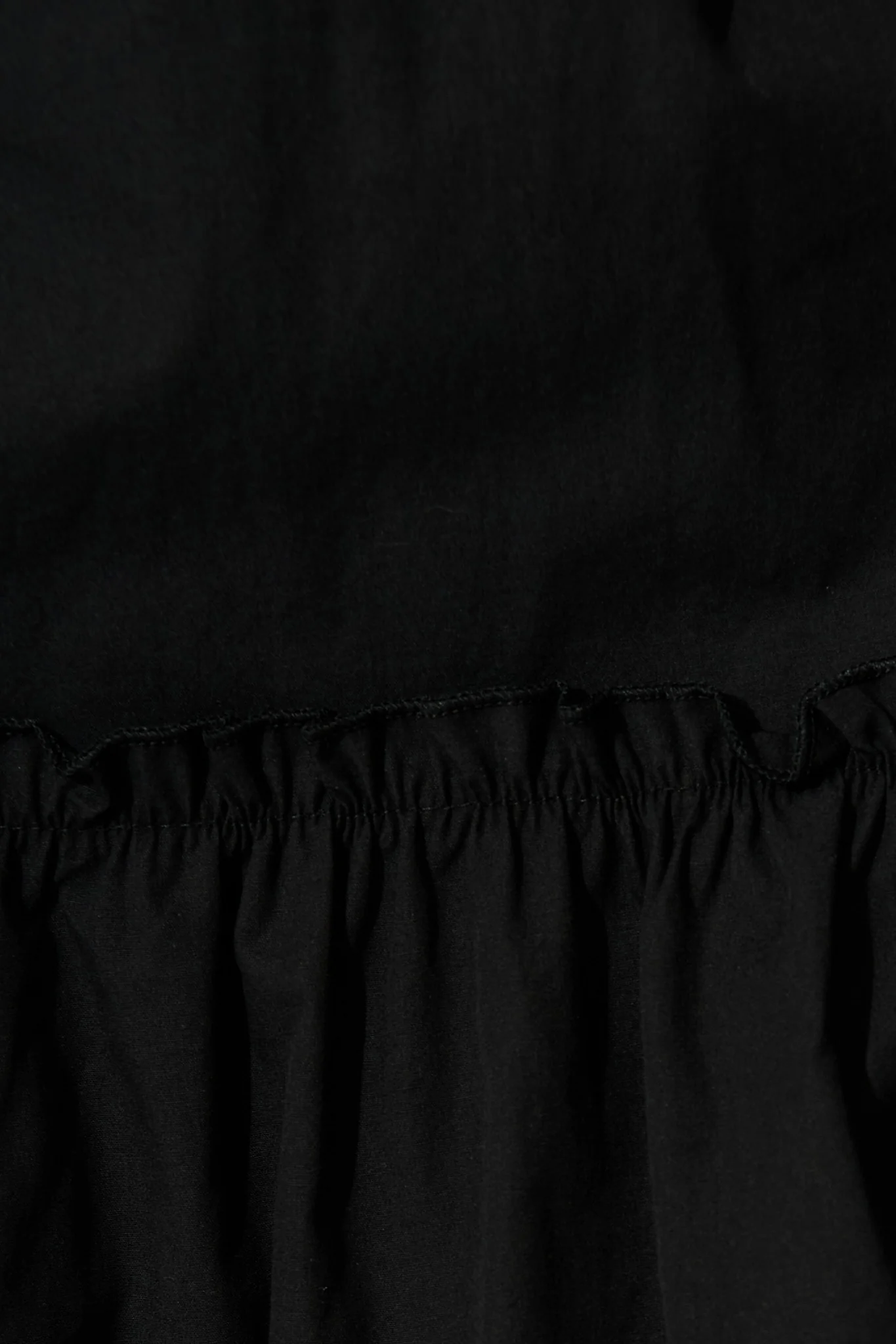 Miya Midi Dress in Black Cotton - Image 6