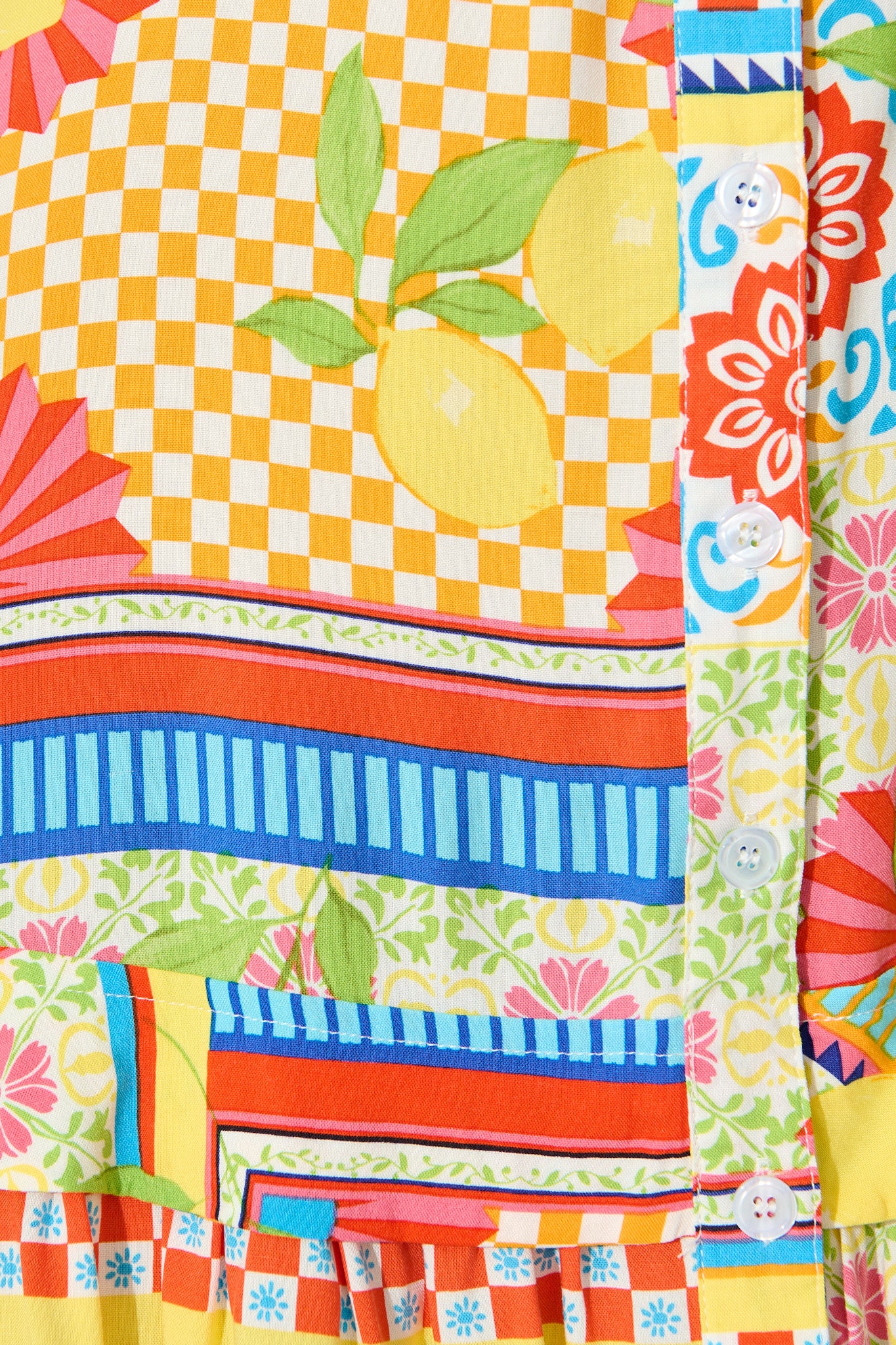 Moka Dress in Multi Lemon Print - Image 6