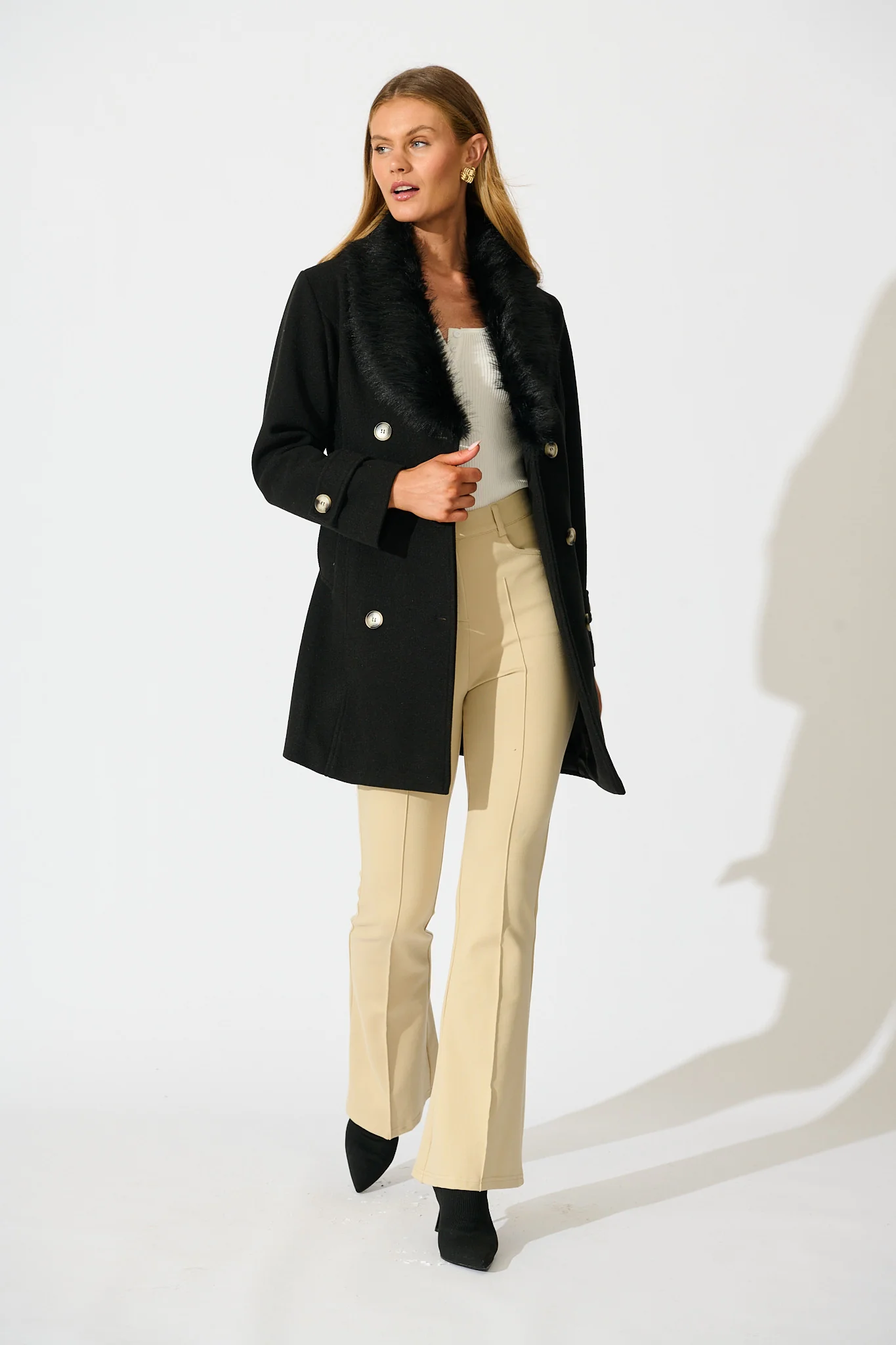 Monette Coat in Black