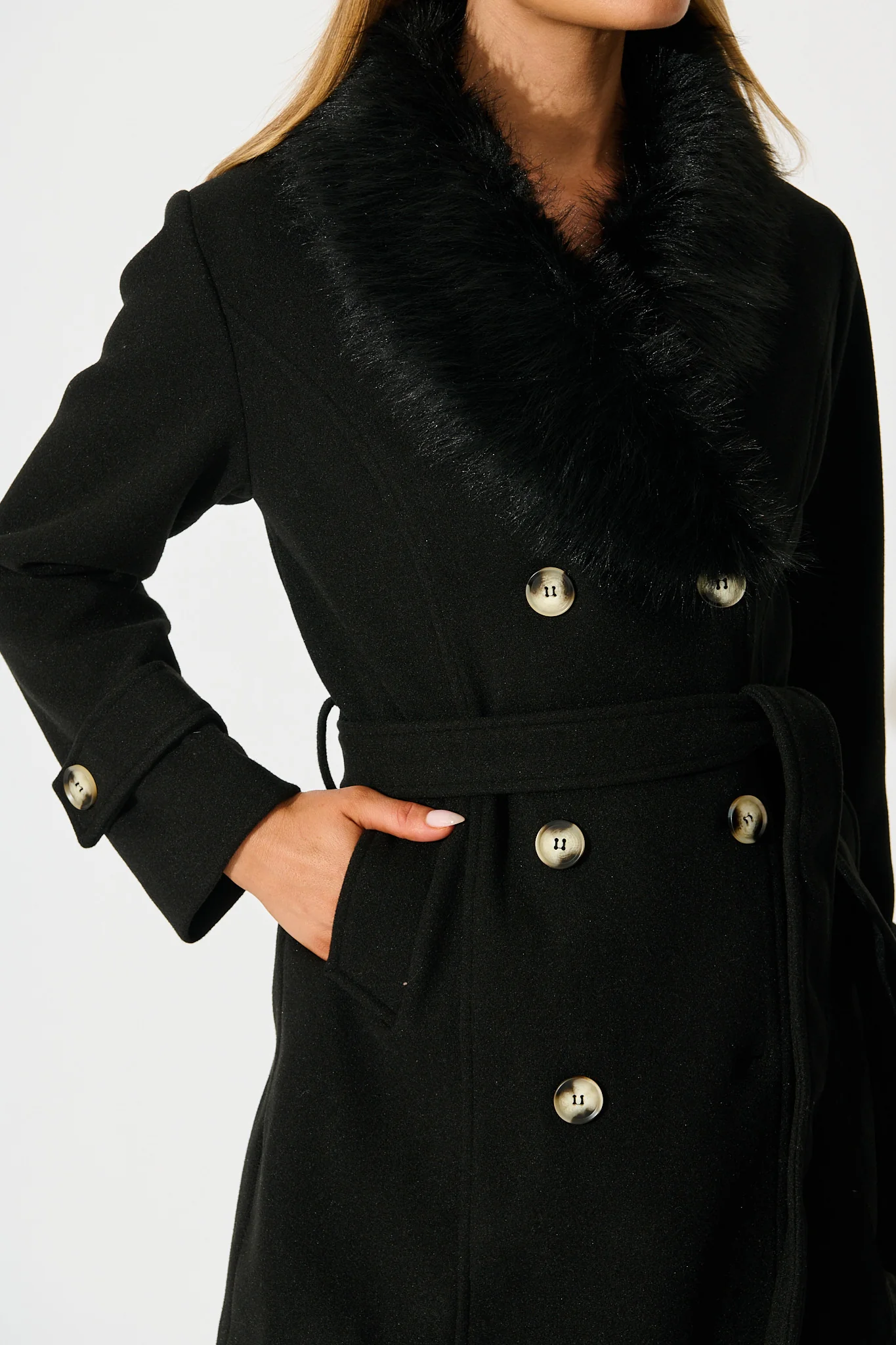 Monette Coat in Black - Image 6