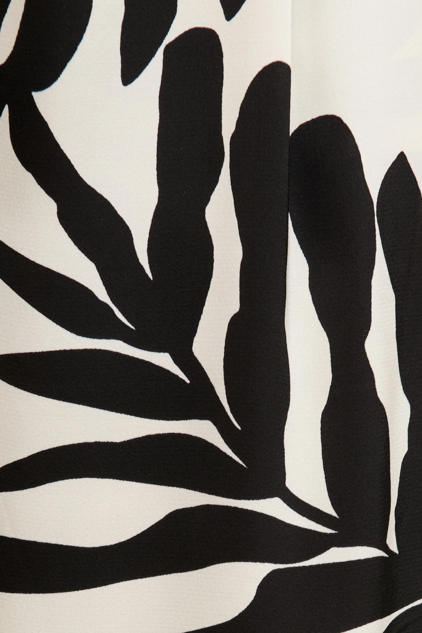Muse Pant in Black and White Satin - Image 7