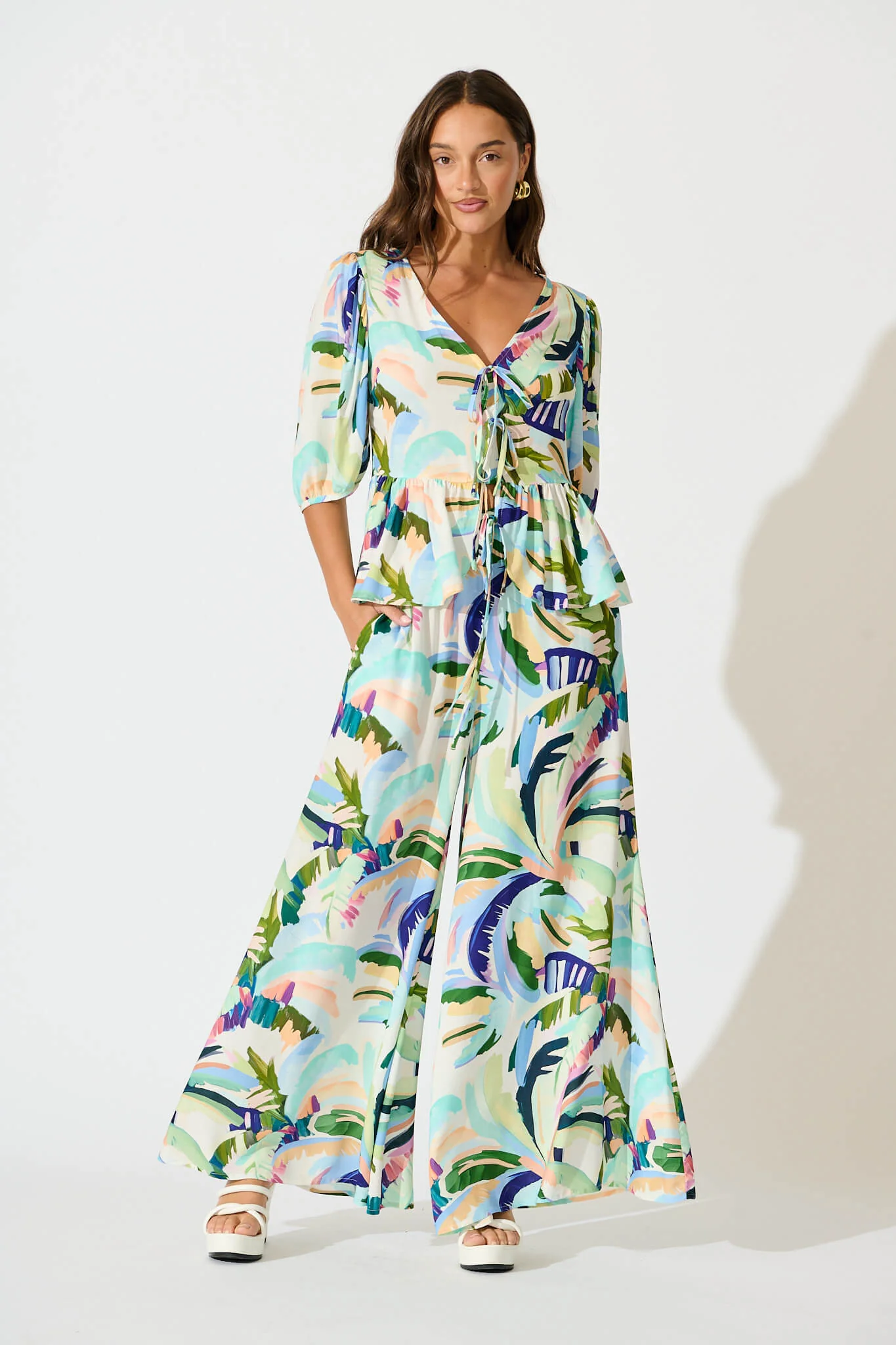 My All Top in Multi Green Print - Image 8