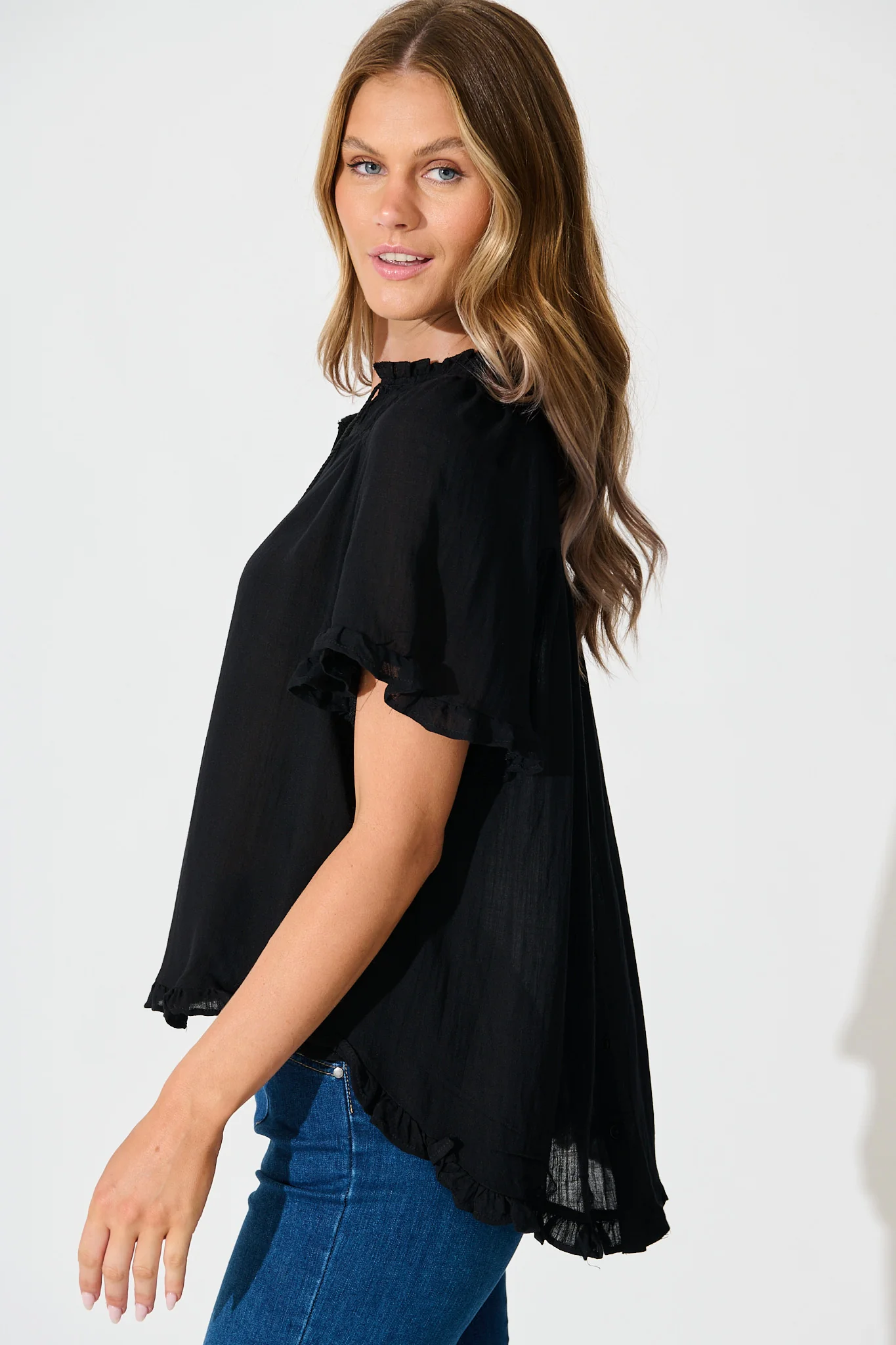 Natalie Top in Black - Image 2