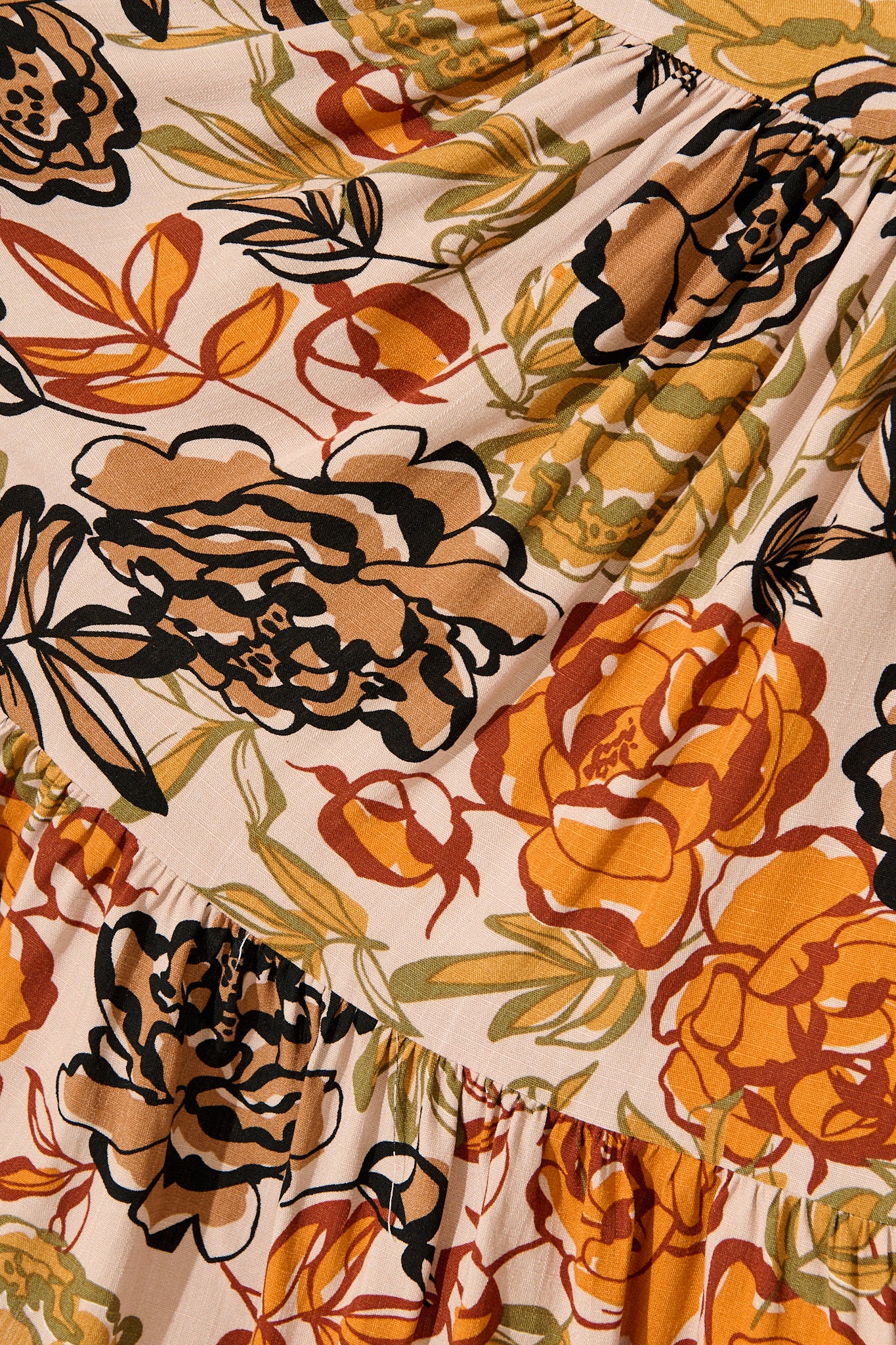 Navianna Dress in Multi Rust Floral - Image 6