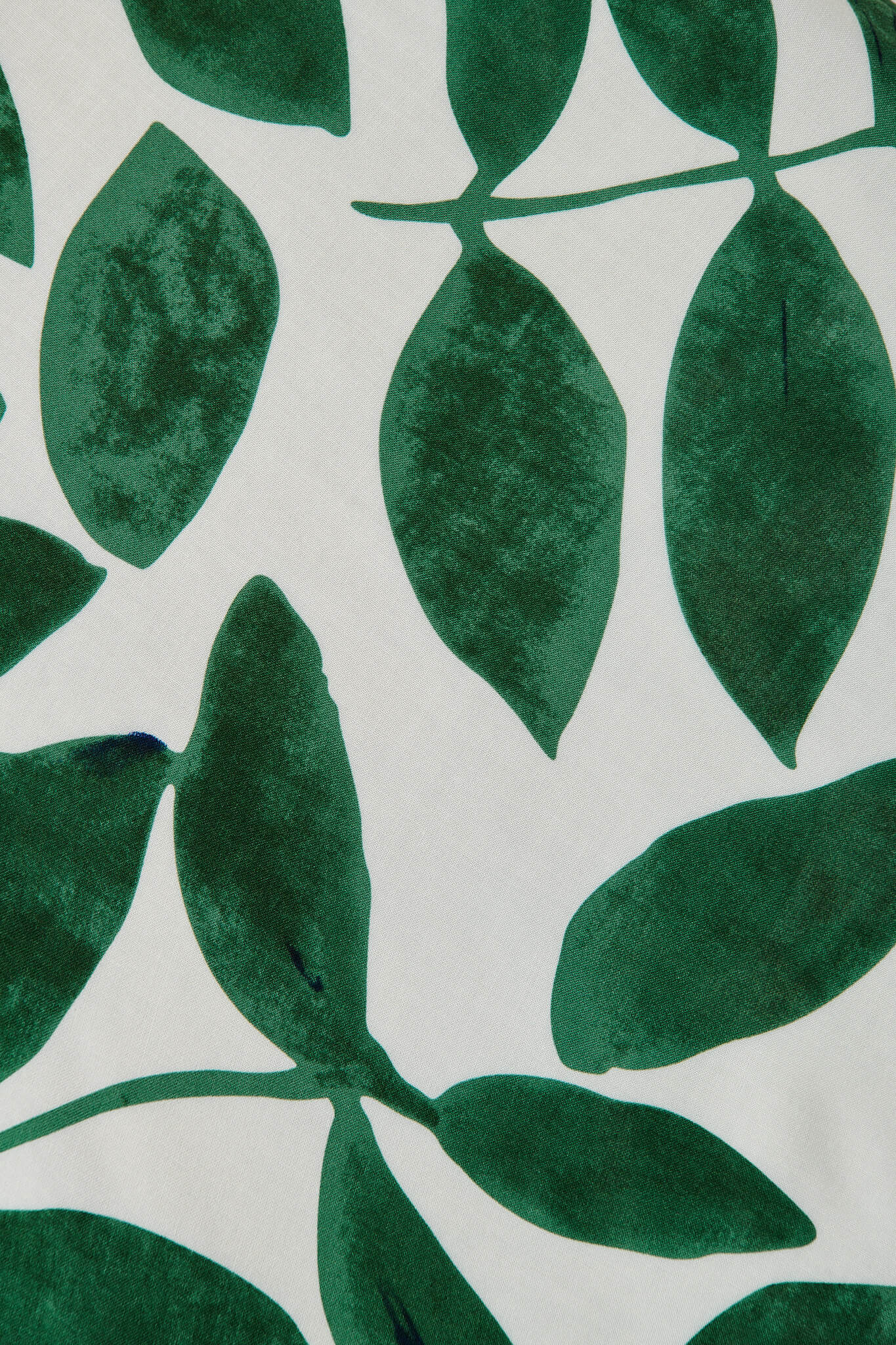 Nevada Maxi Dress In Cream With Green Leaf Print - Image 6