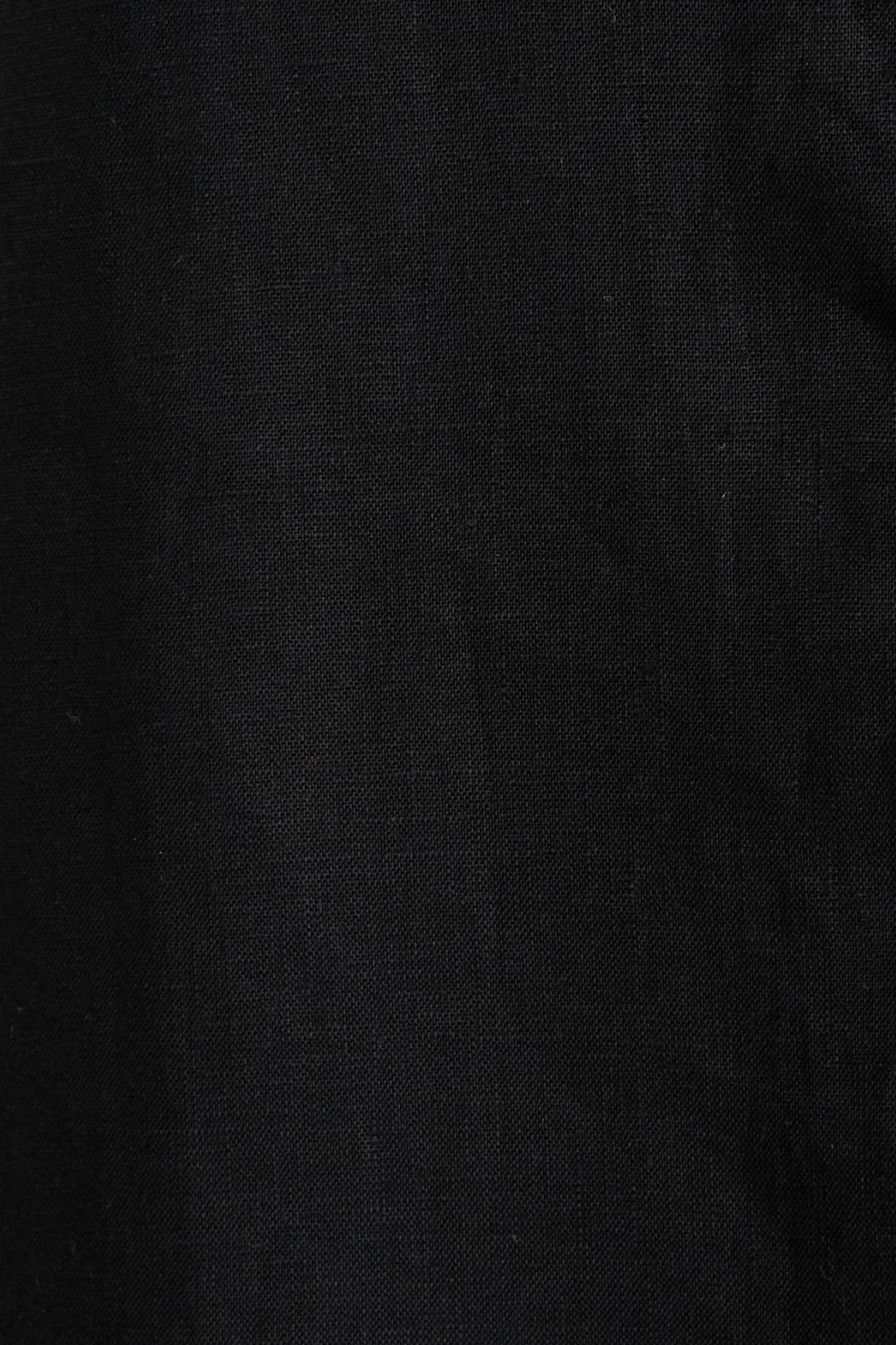 Ocean Echo Shirt in Black Linen - Image 9