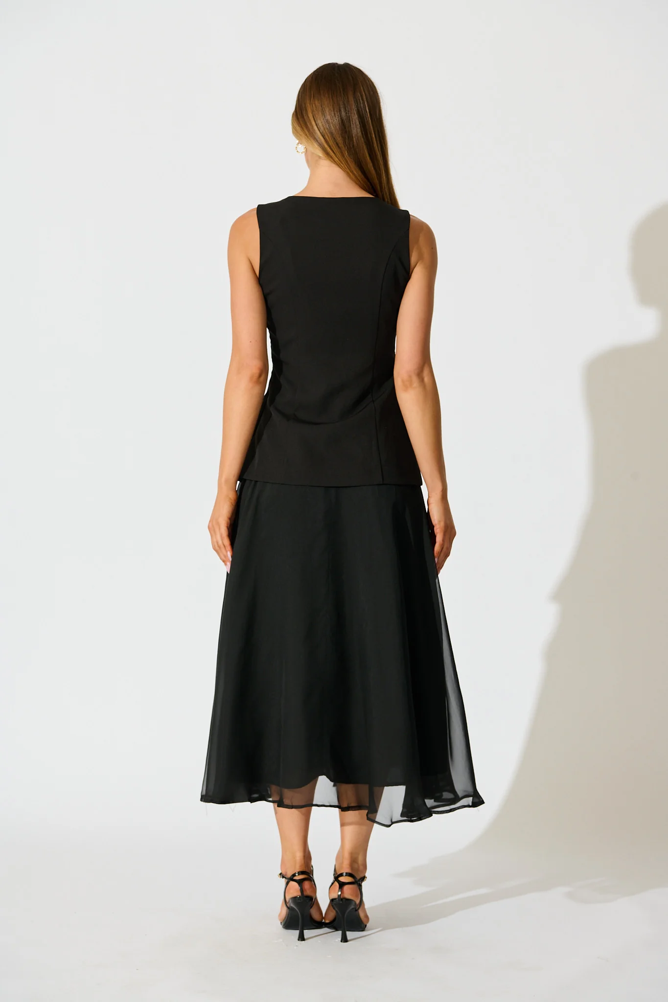 Oceana Maxi Dress in Black - Image 4