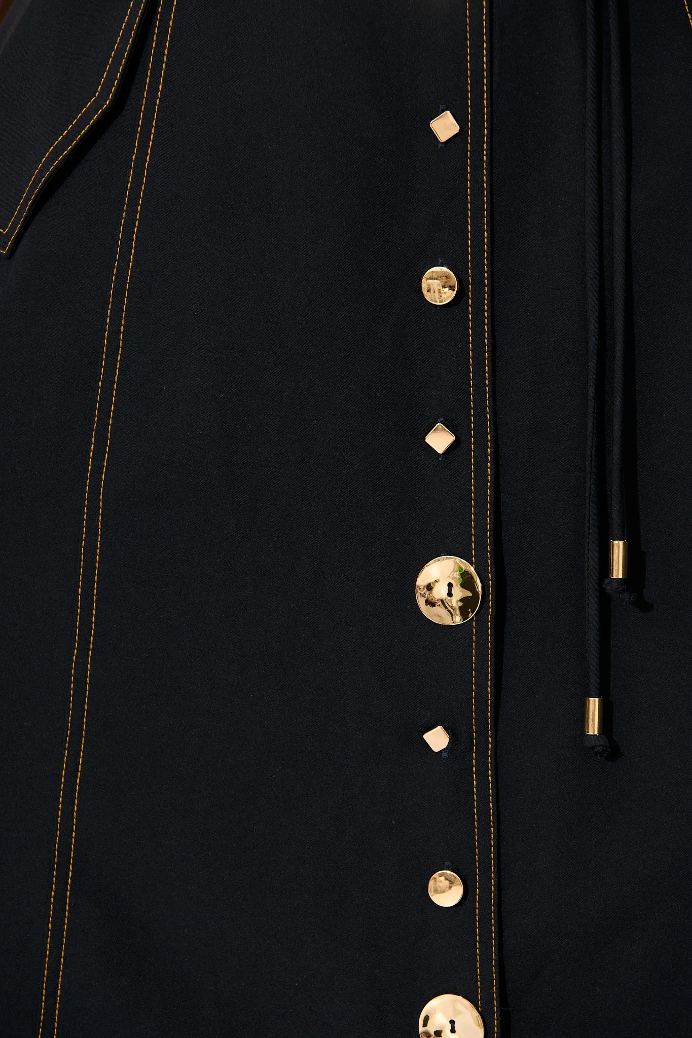 Off Duty Midi Shirt Dress in Navy - Image 6