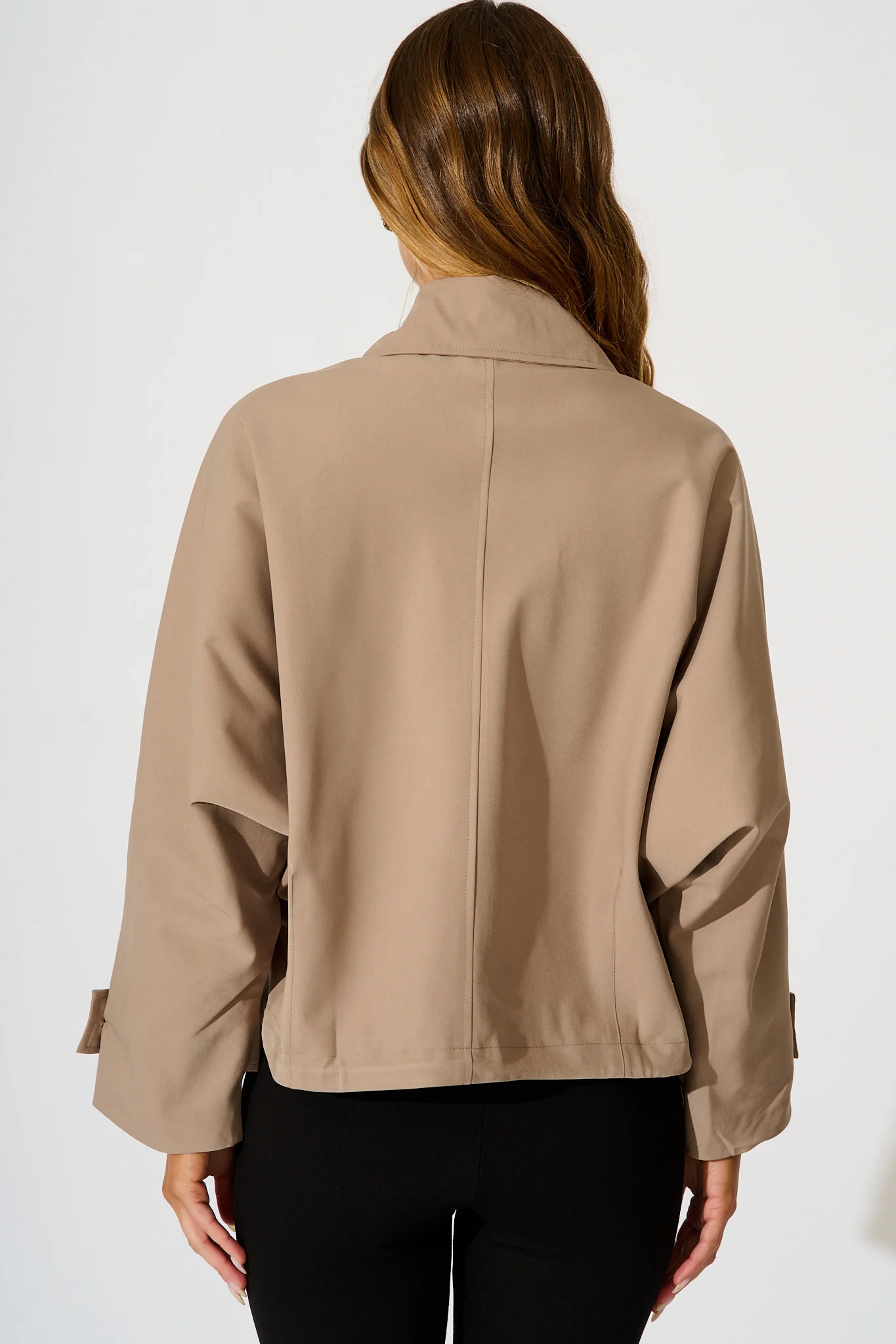 Olympia Jacket in Mocha - Image 3