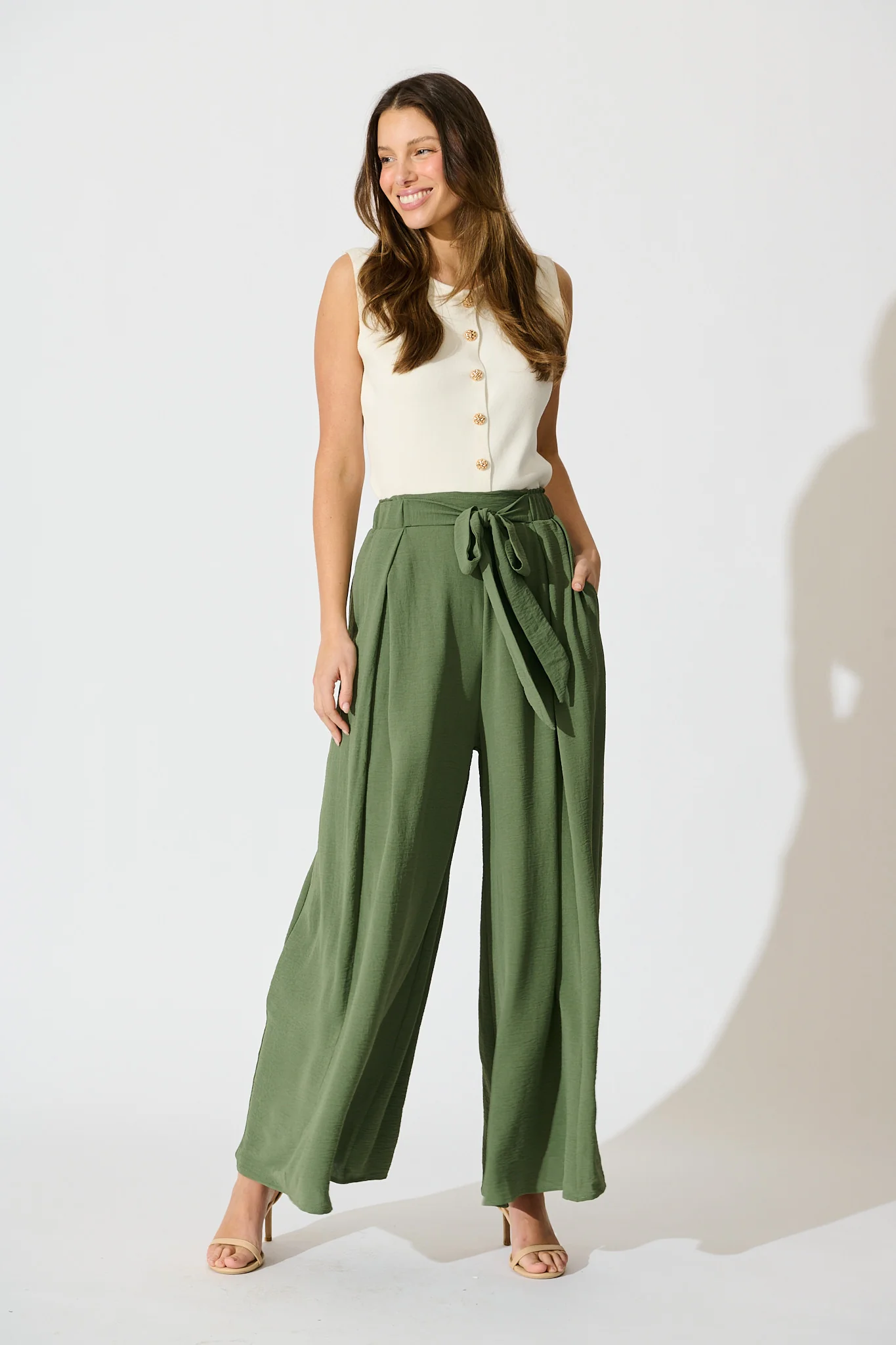 Page Pant in Sage - Image 4