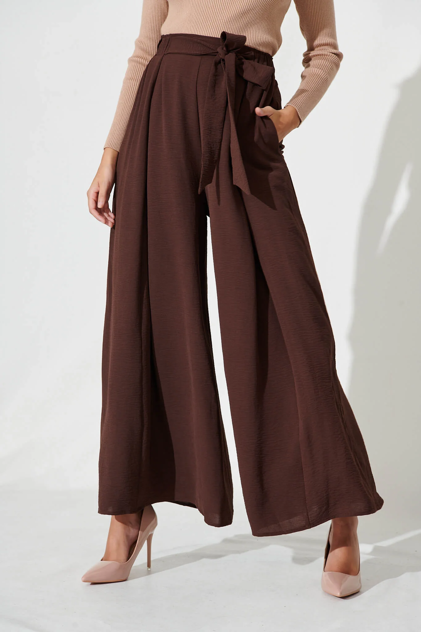 Page Pants in Chocolate