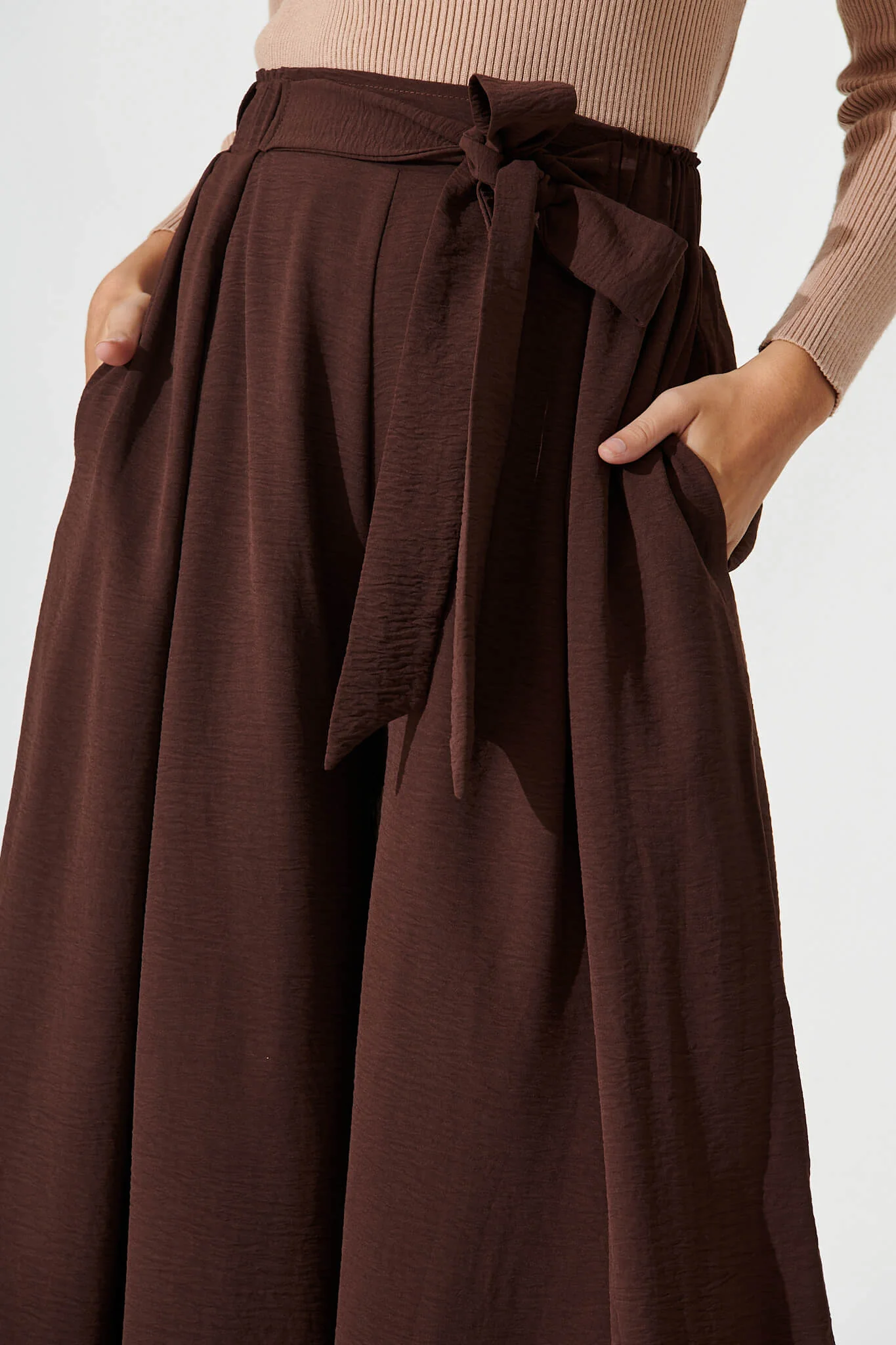 Page Pants in Chocolate - Image 5