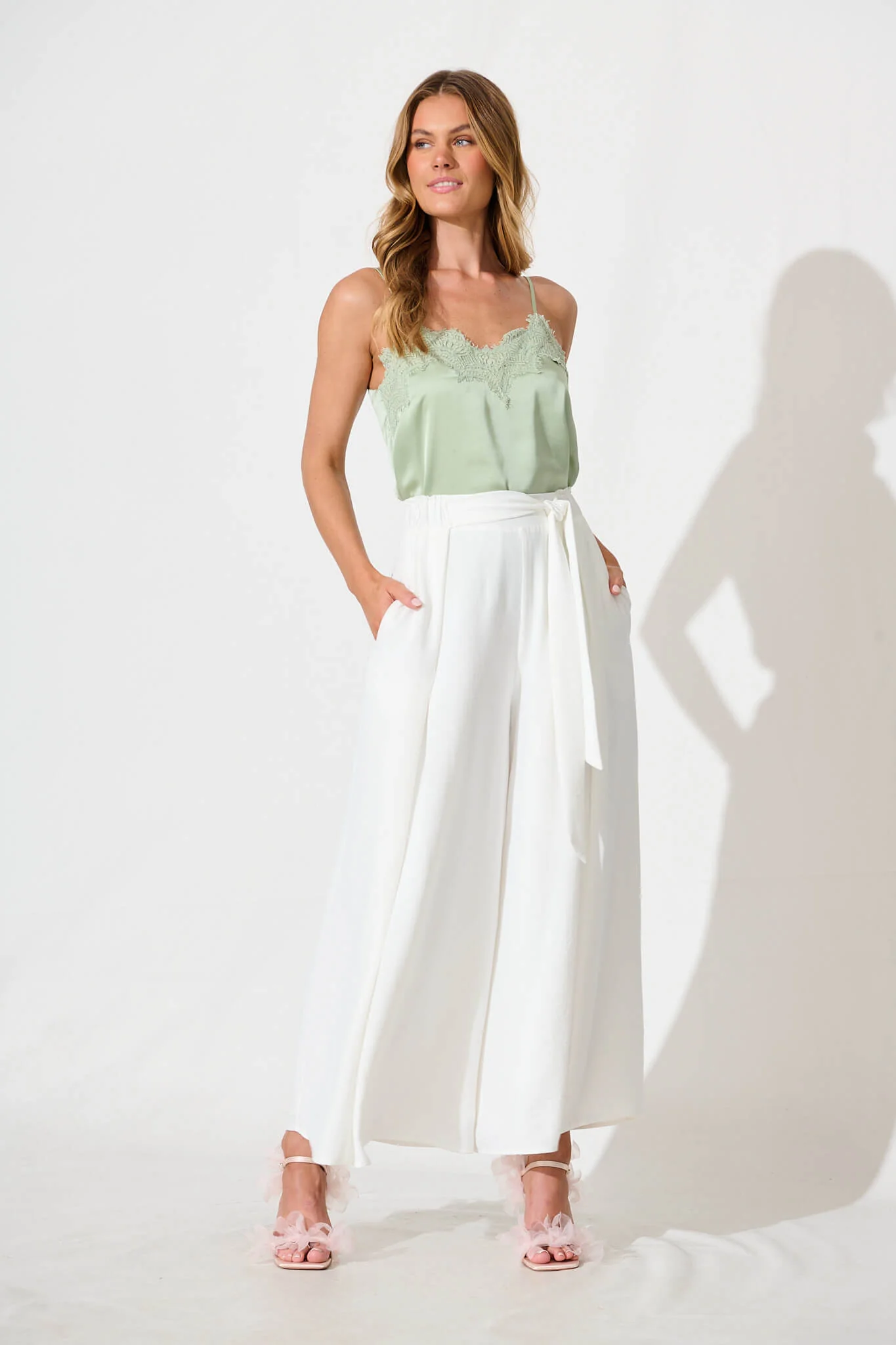 Page Pants In White - Image 7