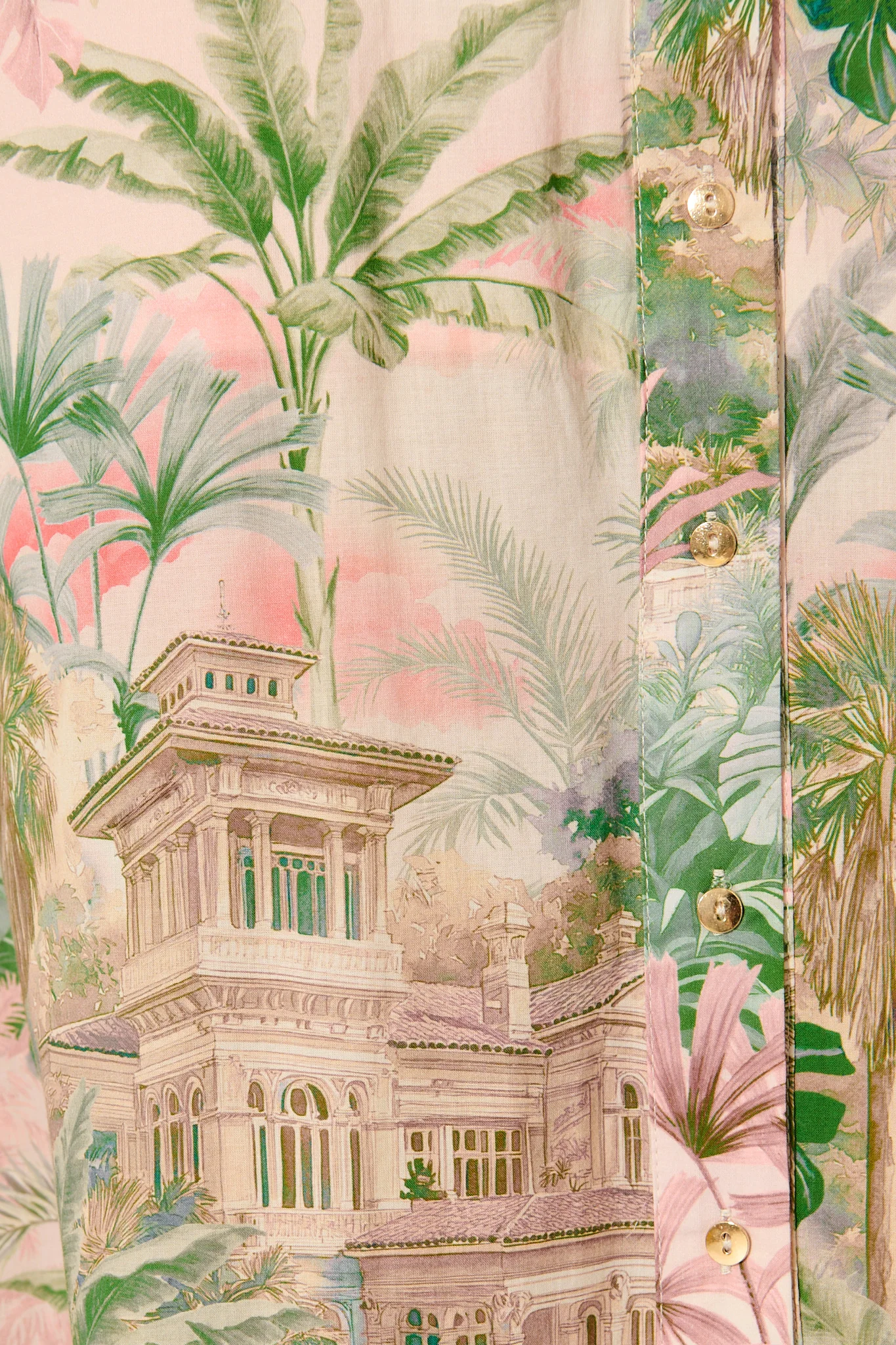 Palm Serenade Maxi Dress in Multi Palm Tree Print - Image 13