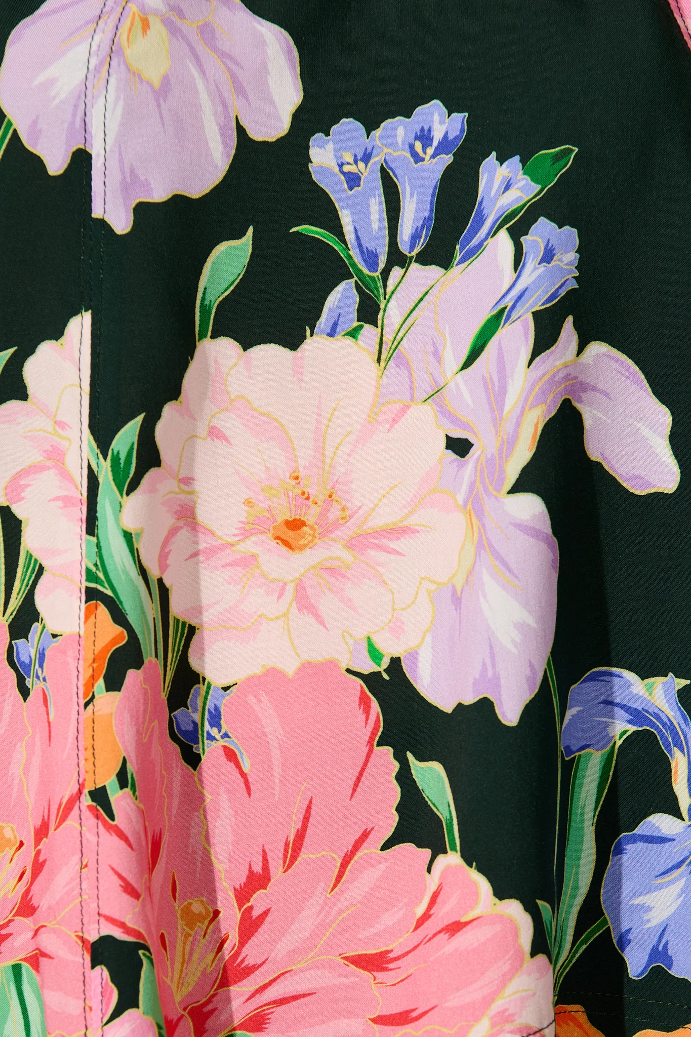 Paloma Fleur One Shoulder Top in Green with Multi Floral - Image 10