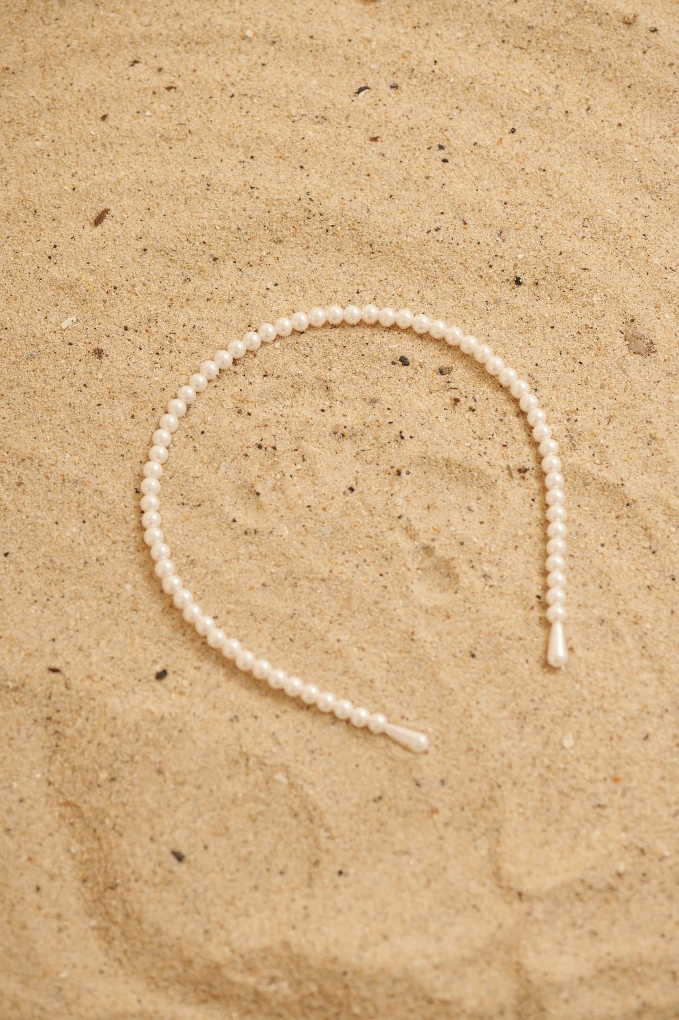 Pearl Headband In White