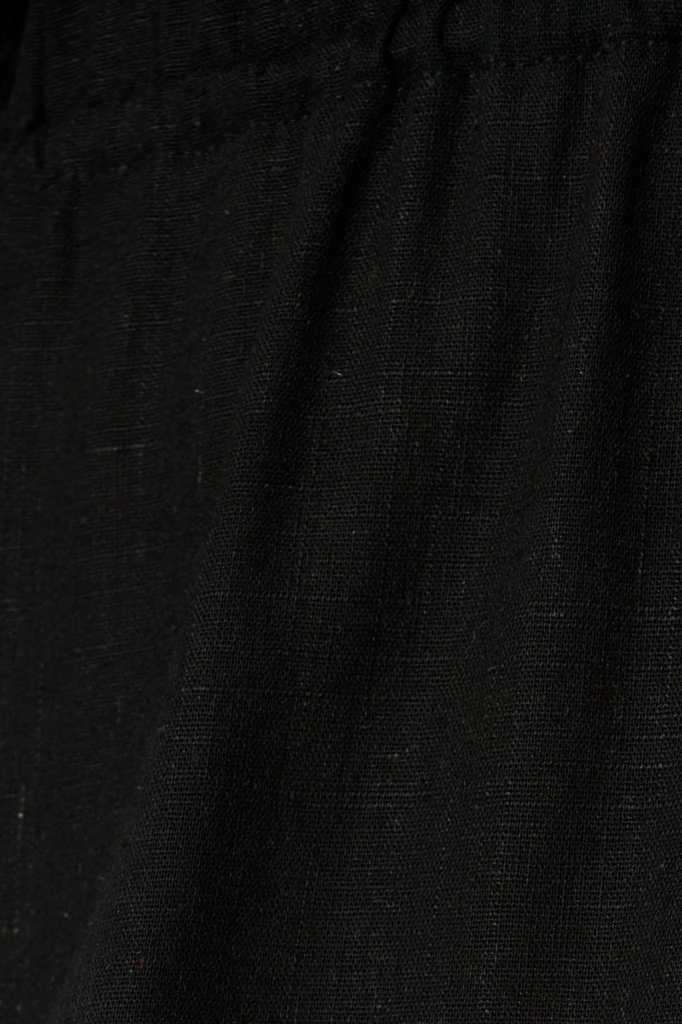 Powers Playsuit In Black Linen Blend - Image 6