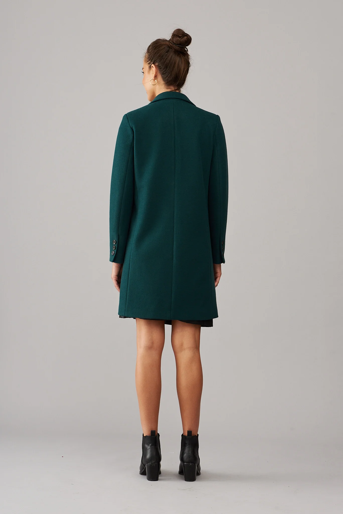 Prato Coat In Emerald - Image 4