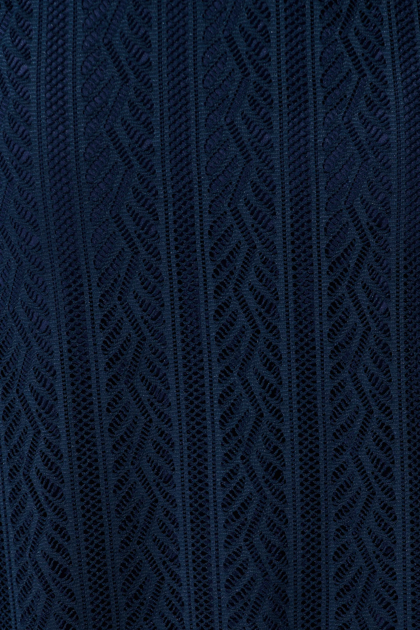 Quintessa Midi Dress in Navy Lace - Image 6