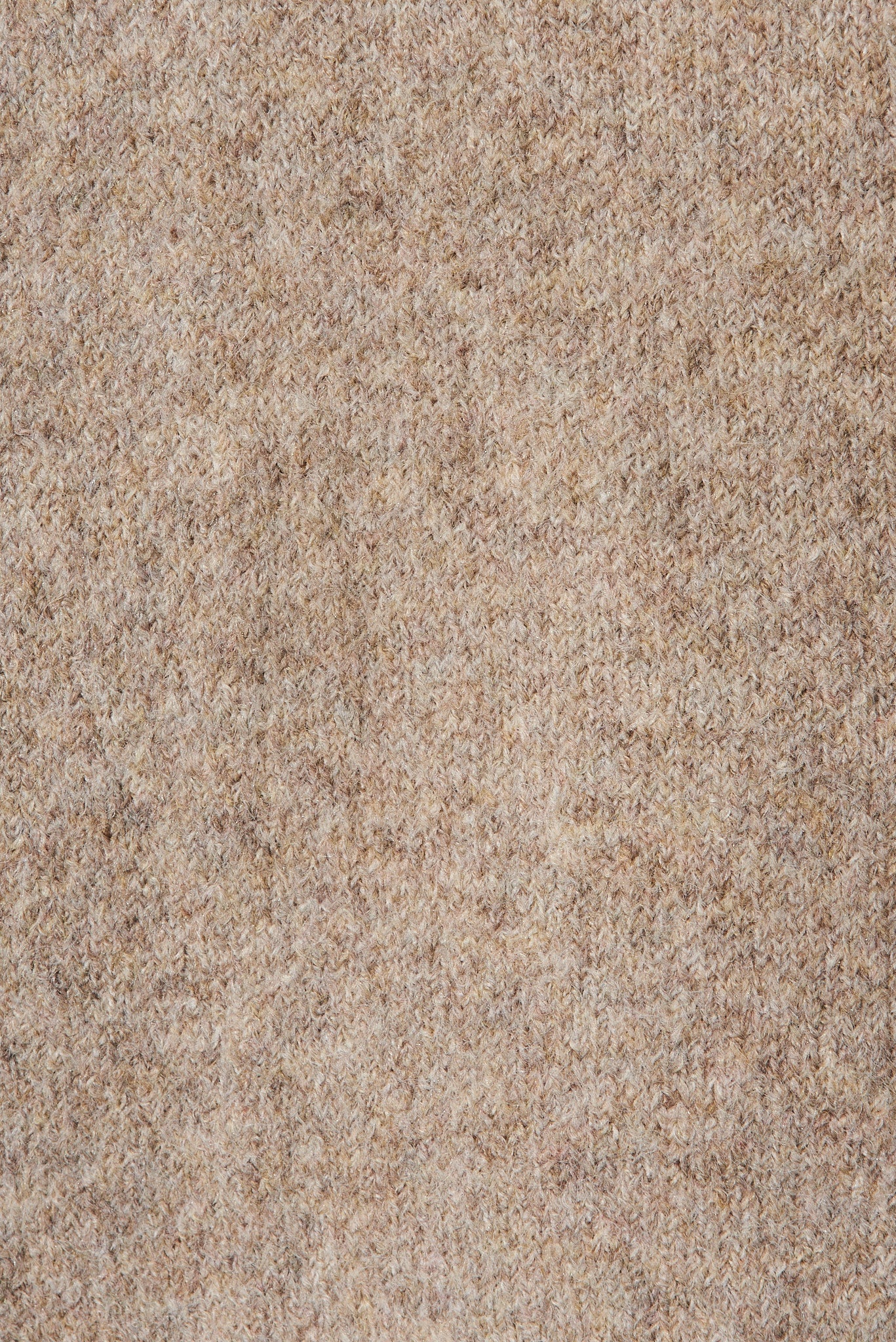 Quinzy Knit Coat In Taupe Marle Wool Blend - Image 7