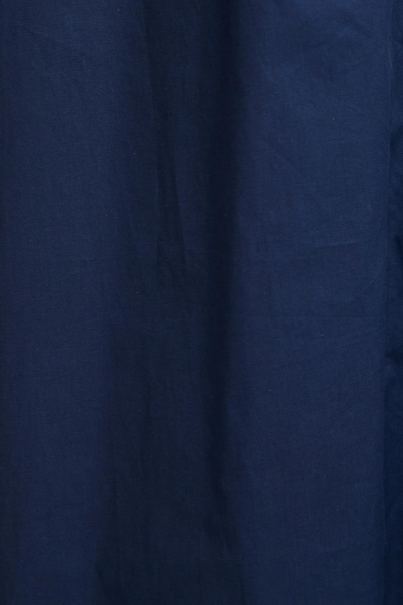 Refined Edge Midi Shirt Dress in Navy Cotton - Image 6