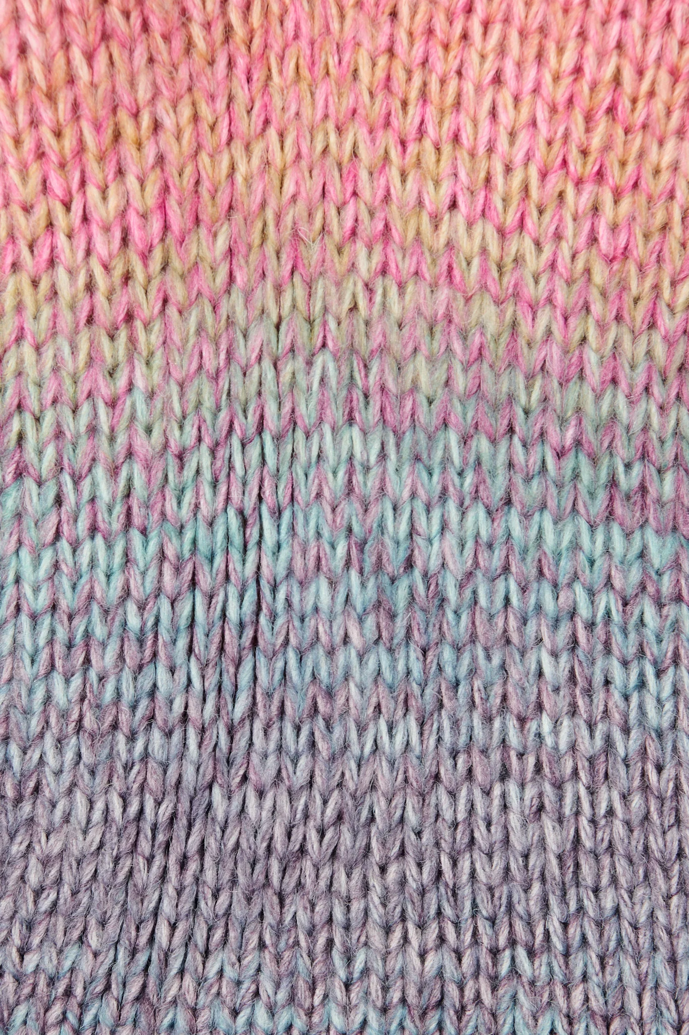 Remi Knit in Purple Multi Space Dye Wool Blend - Image 6