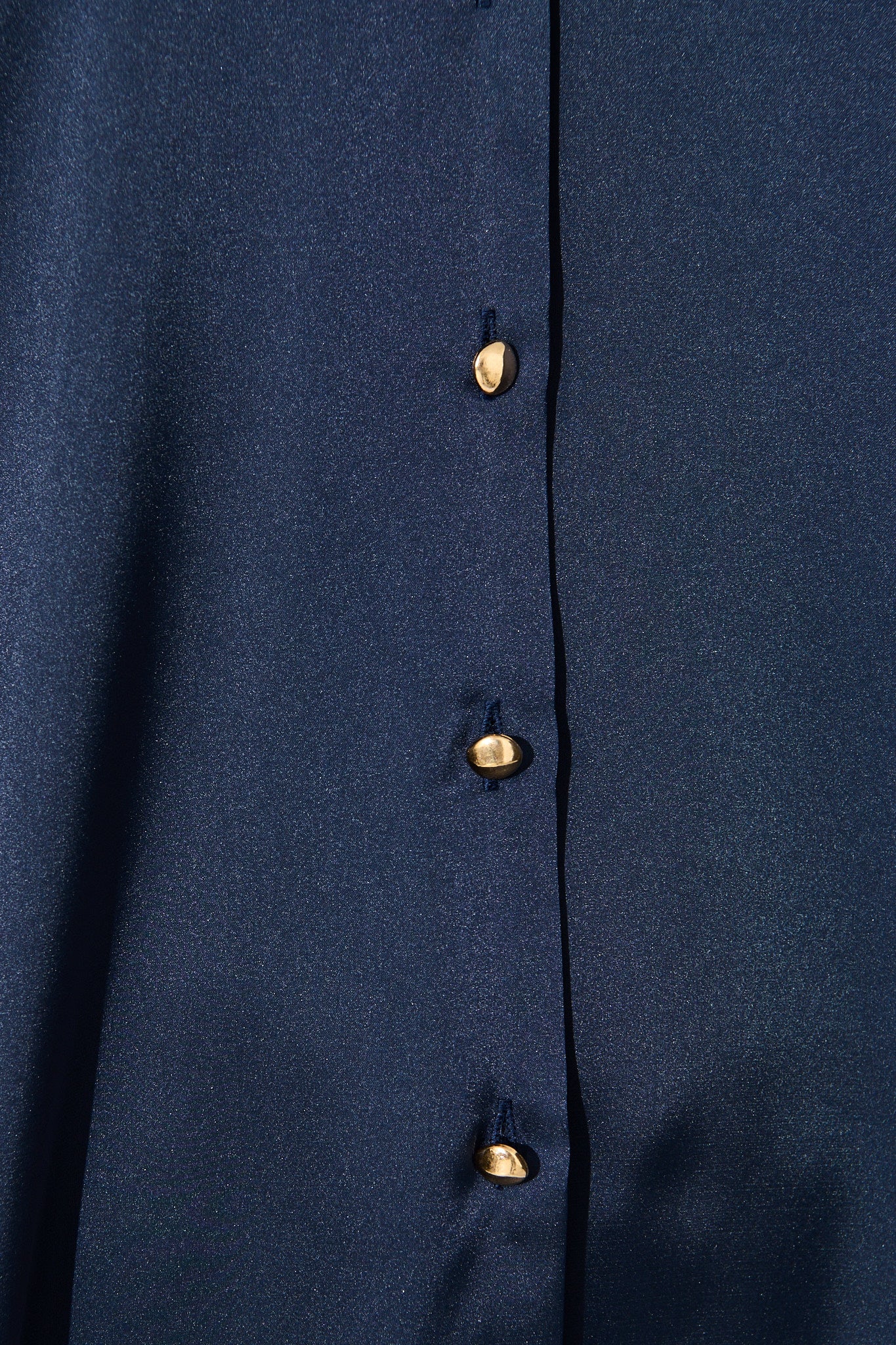 Retroshine Shirt in Navy Satin - Image 6