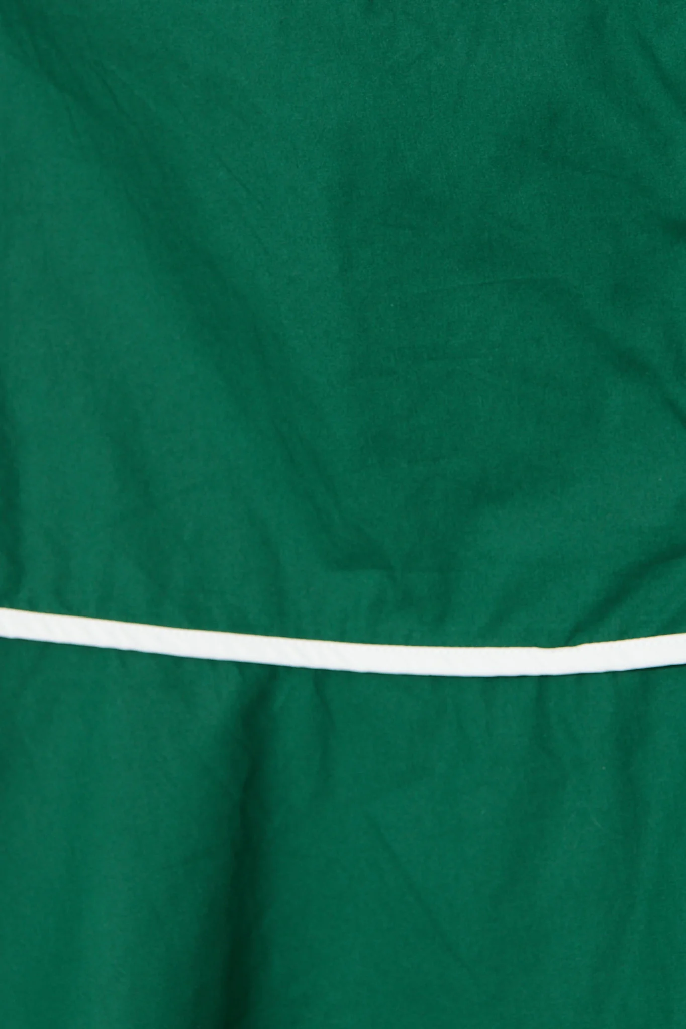 Rhea Maxi Shirt Dress in Emerald with Contrast Piping Cotton - Image 6