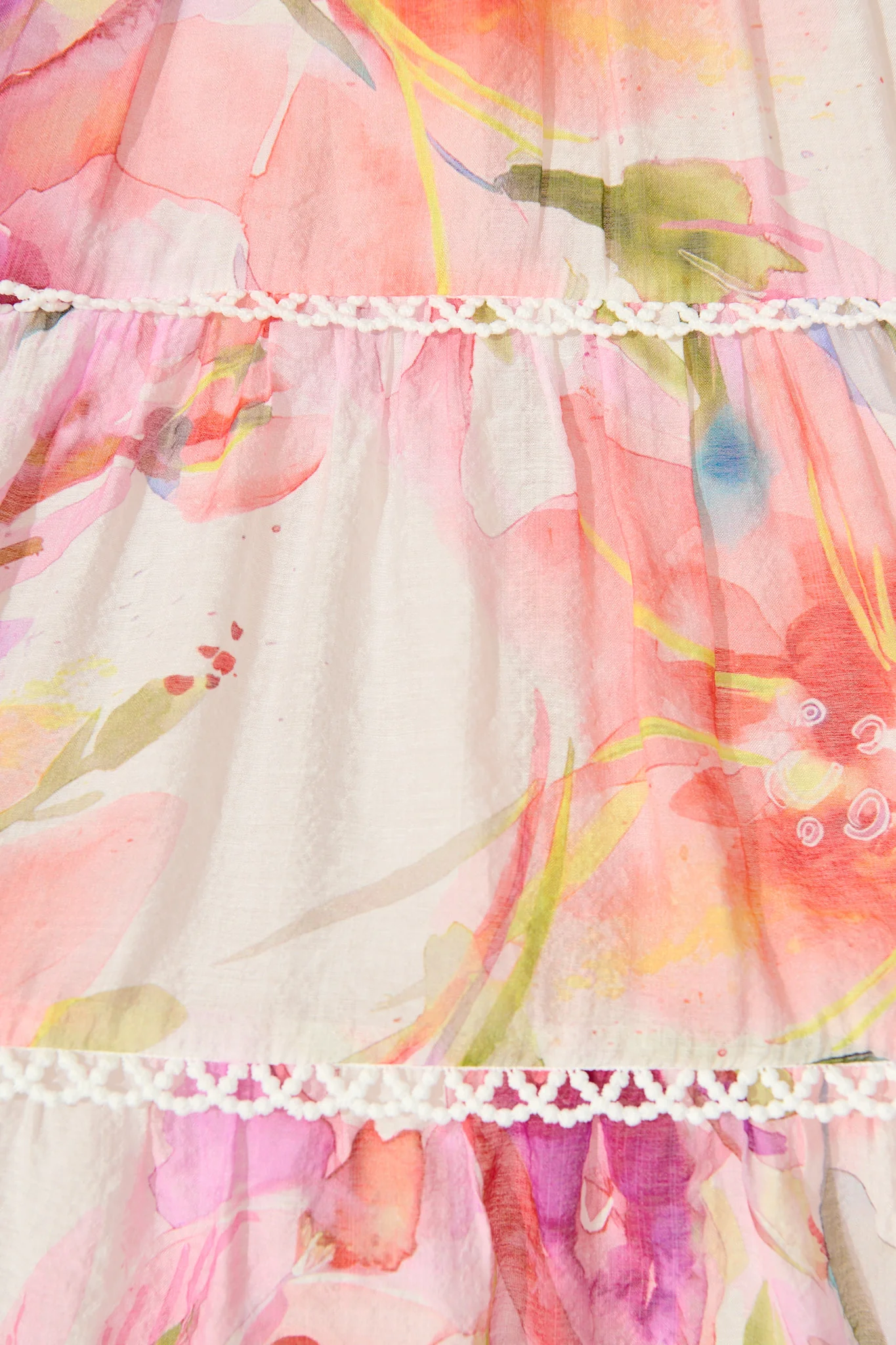 Riverstone Dress in White with Multi Floral - Image 6
