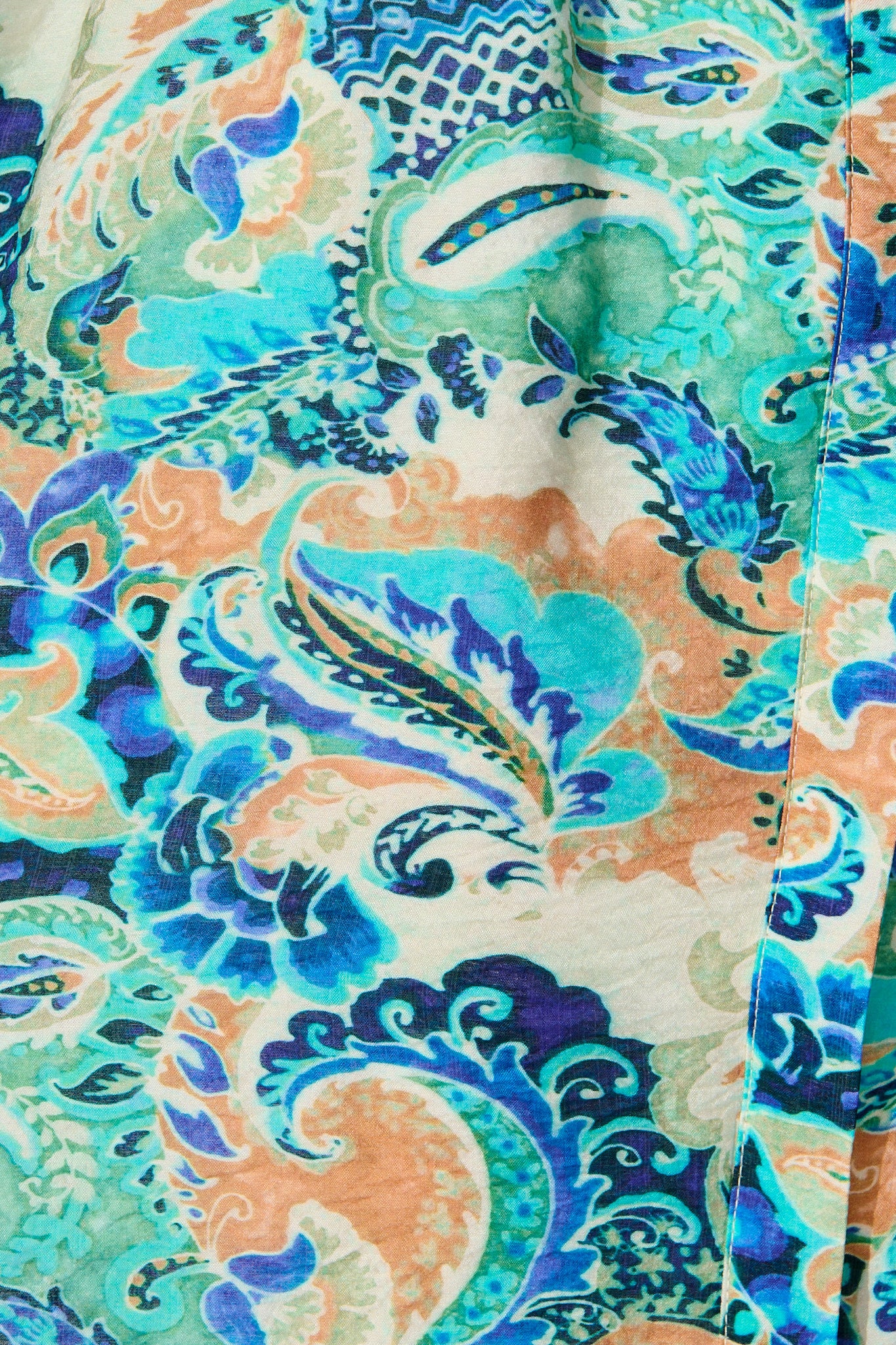 Rochella Dress in Green with Multi Print - Image 6