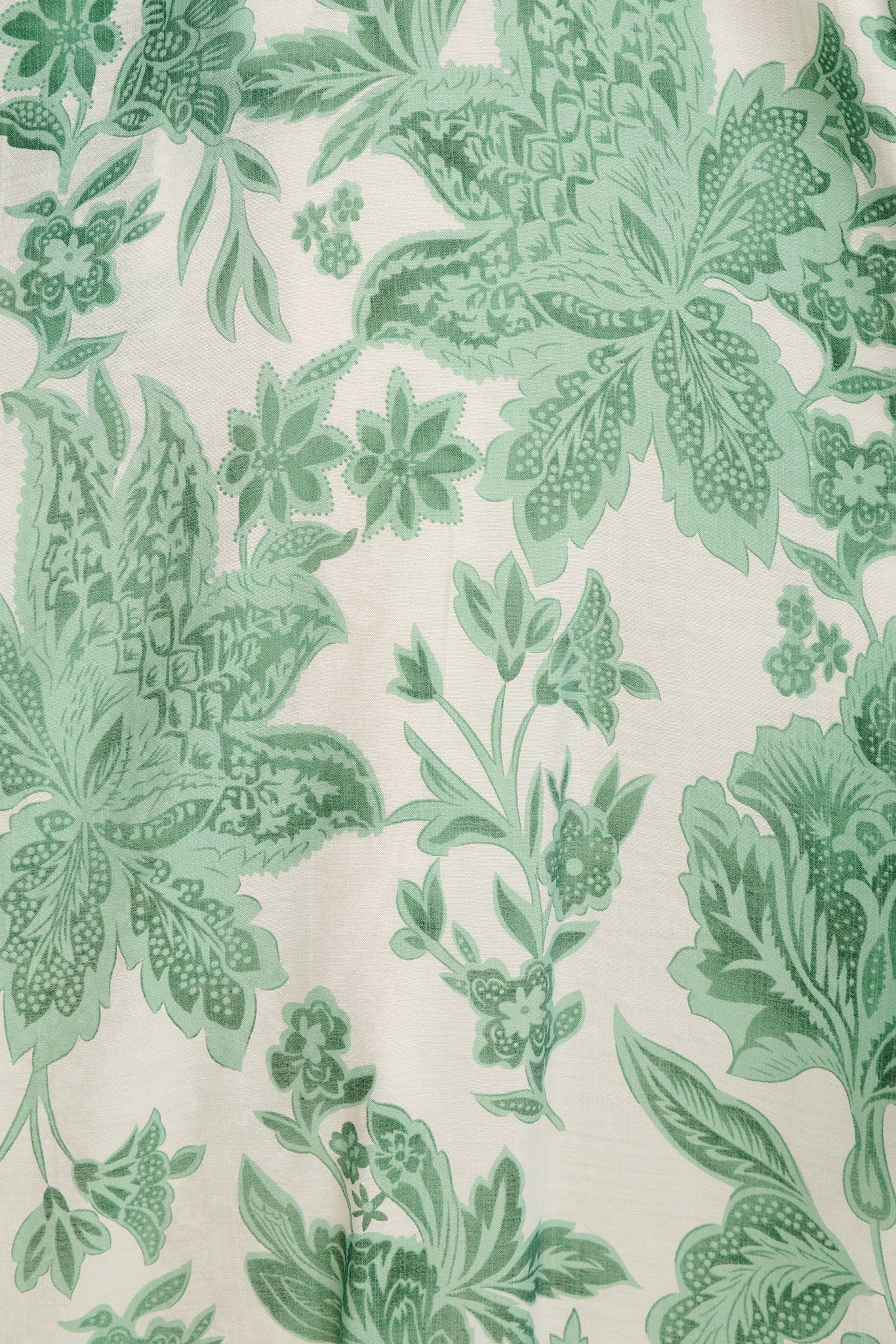 Roseabelle Midi Dress in Green Leaf Print - Image 10