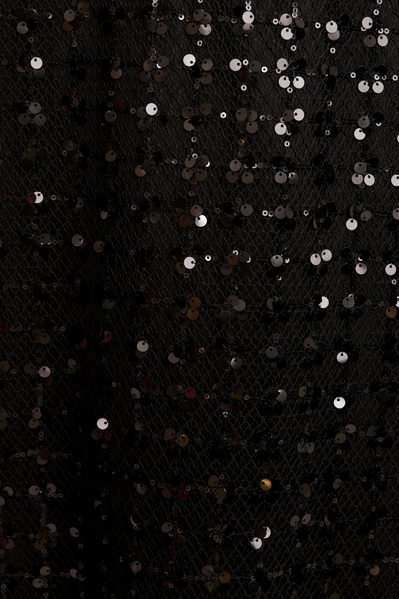 Runway Ready Maxi Dress in Black Sequin - Image 11