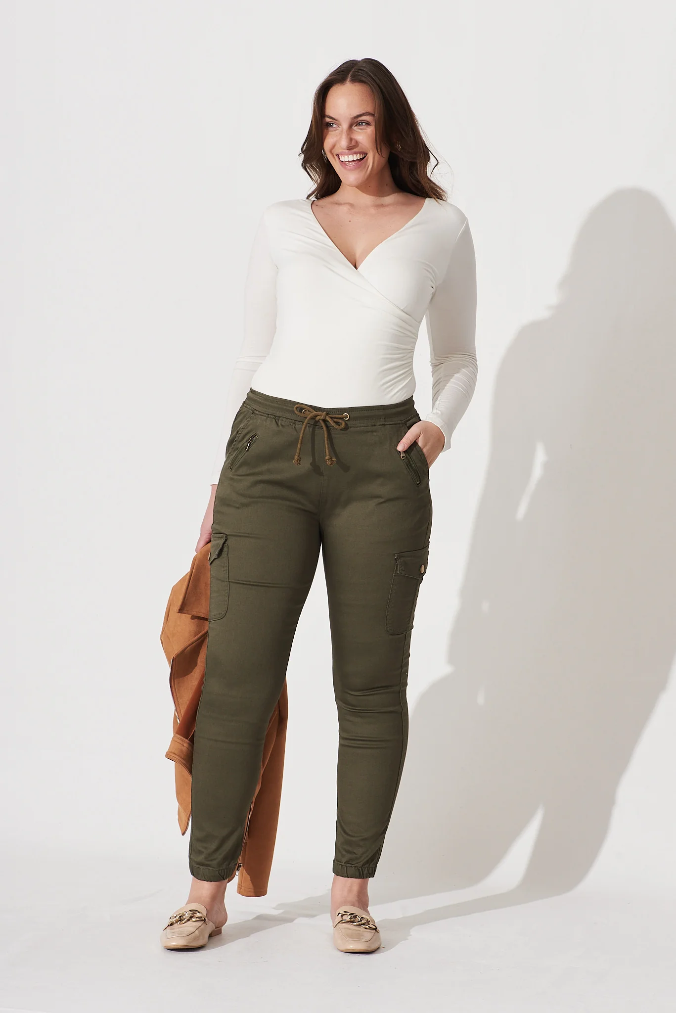 Ryder Jogger Pant In Khaki - Image 7