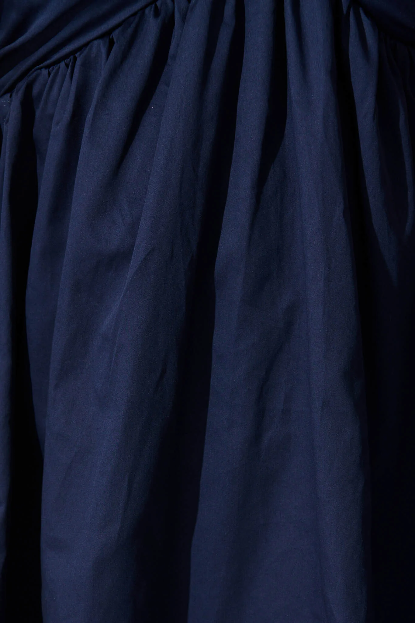 Santorini Dress in Navy Cotton Sateen - Image 6