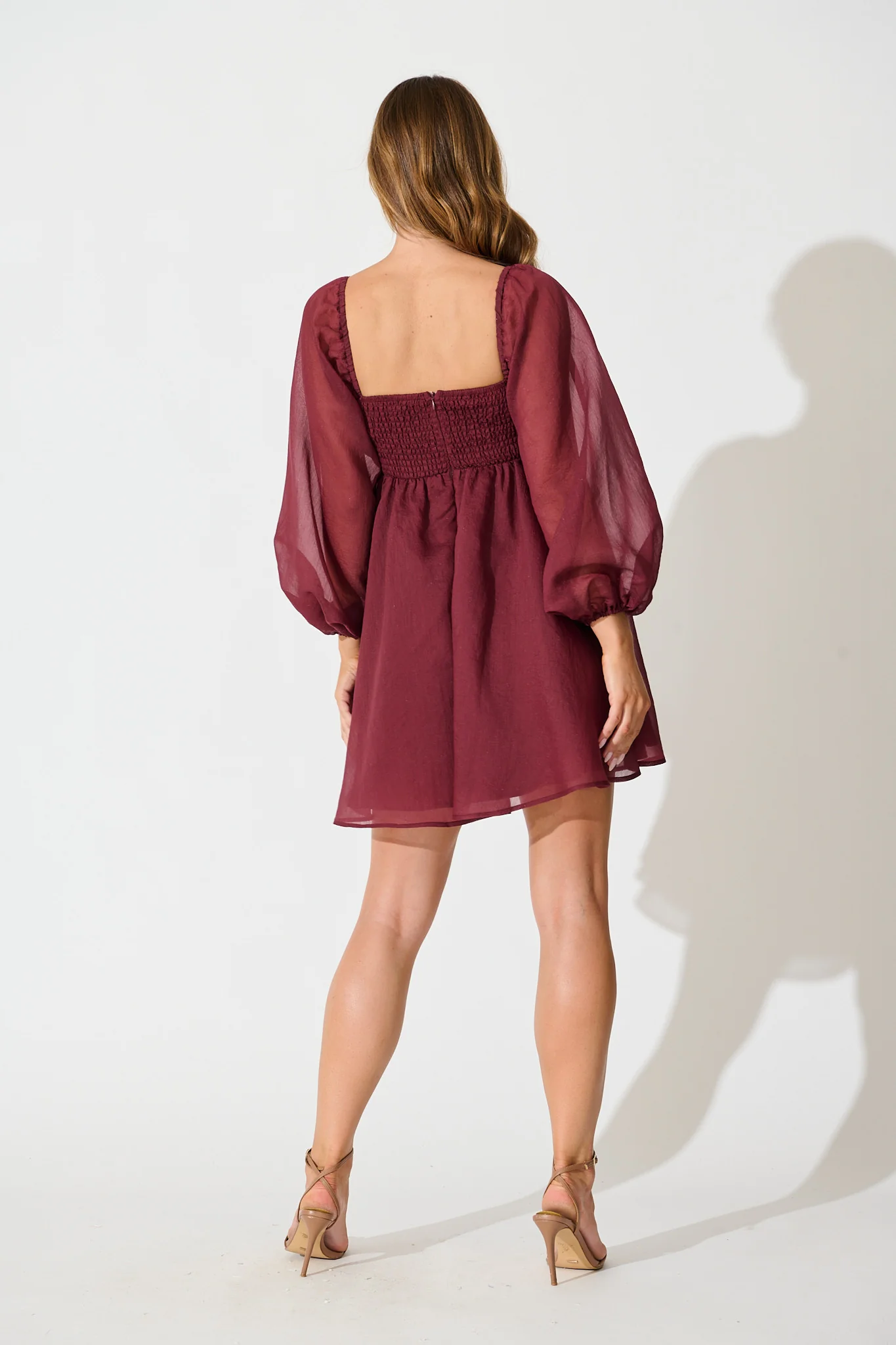 Seduction Dress in Wine - Image 4