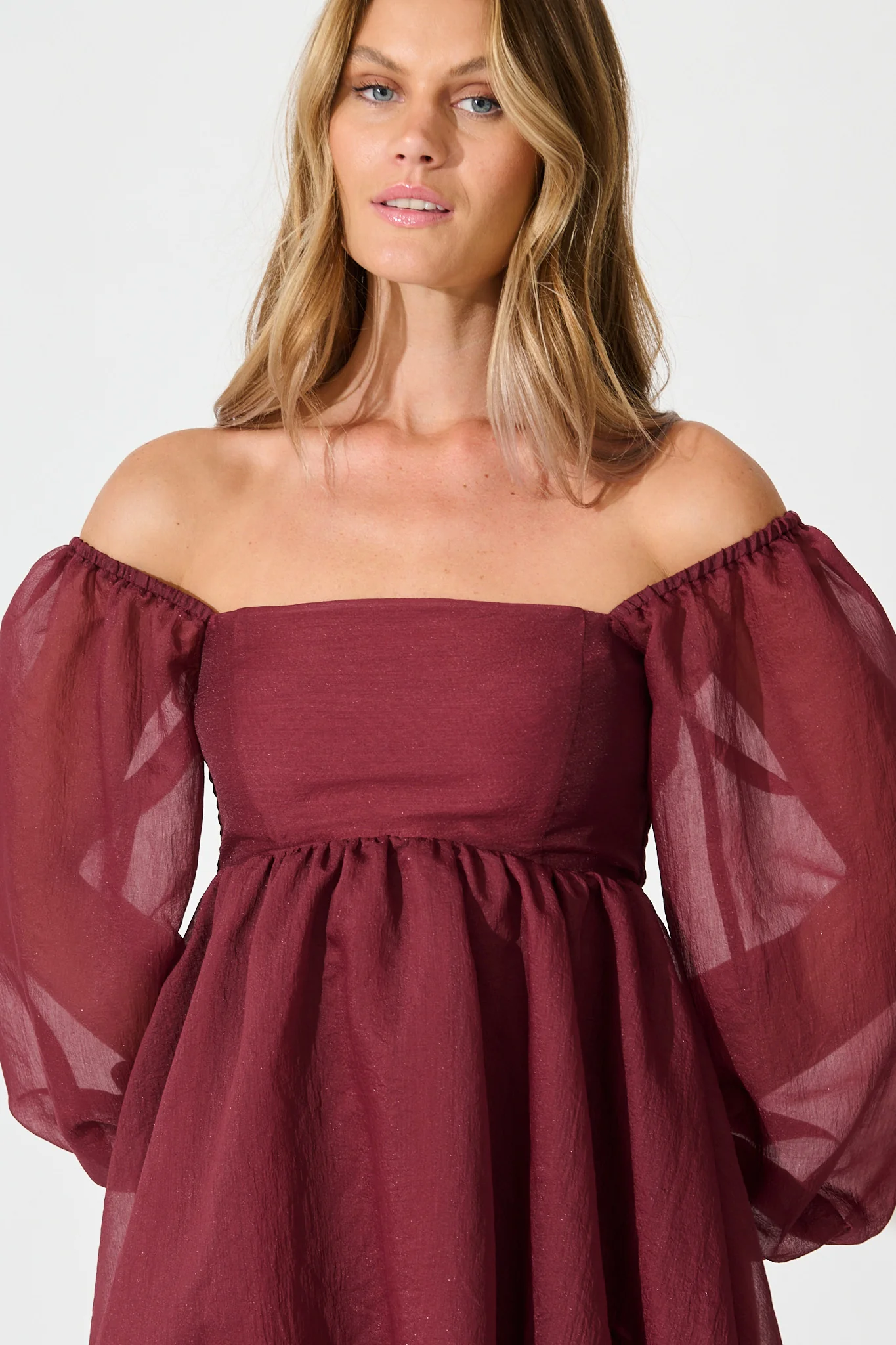 Seduction Dress in Wine - Image 5