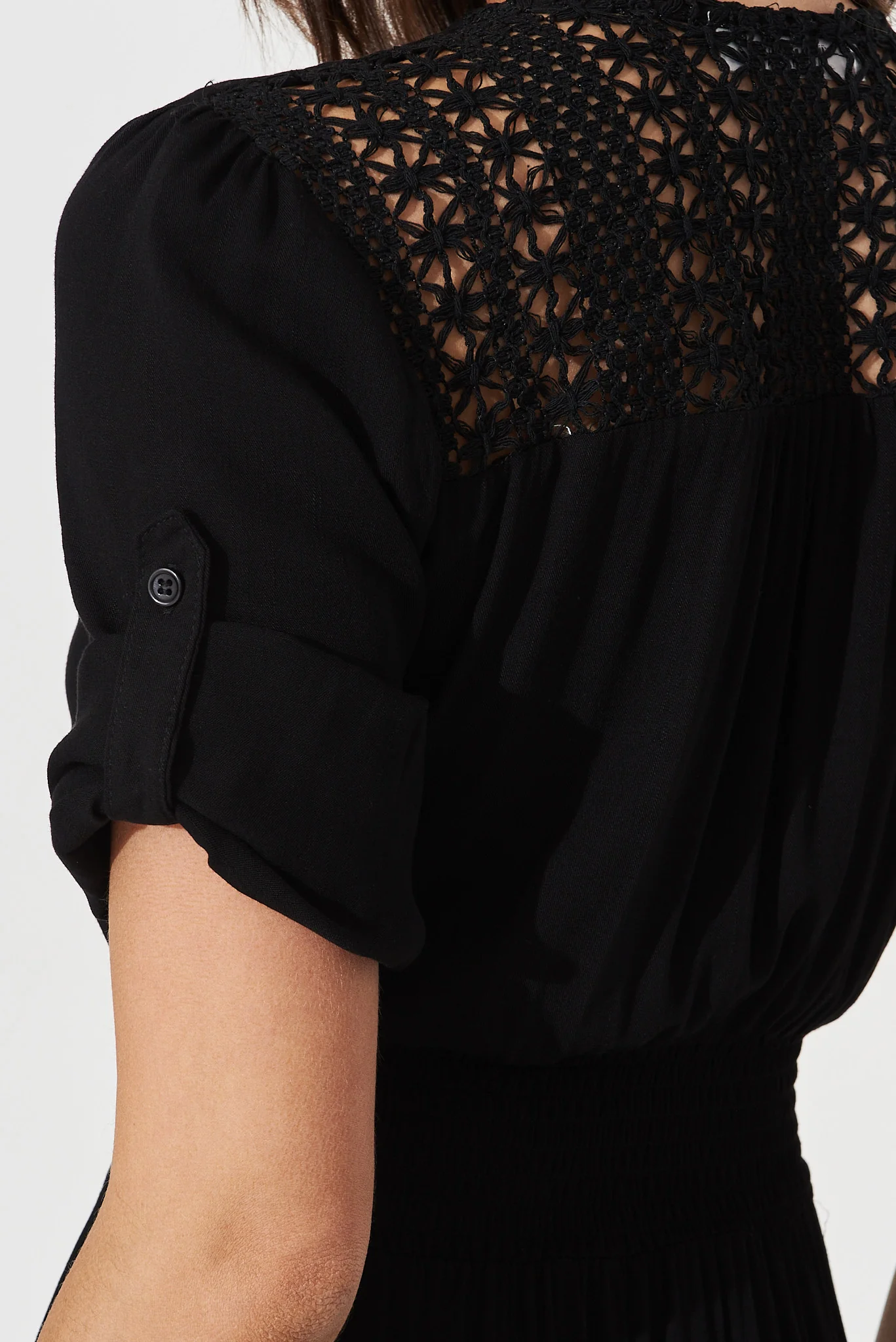Selena Maxi Dress In Black - Image 6