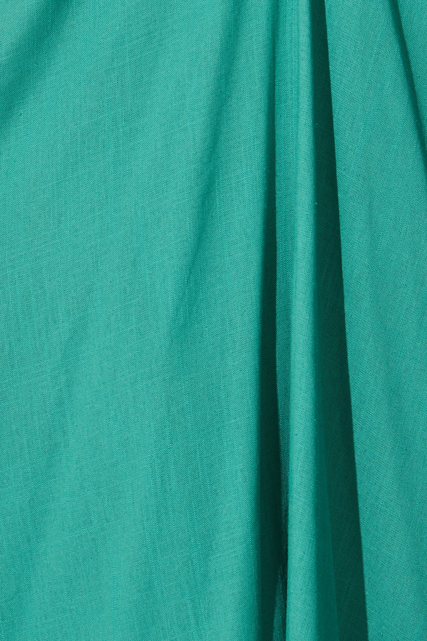 Seraphina Bloom Midi Dress in Jade Linen Blend - Image 10