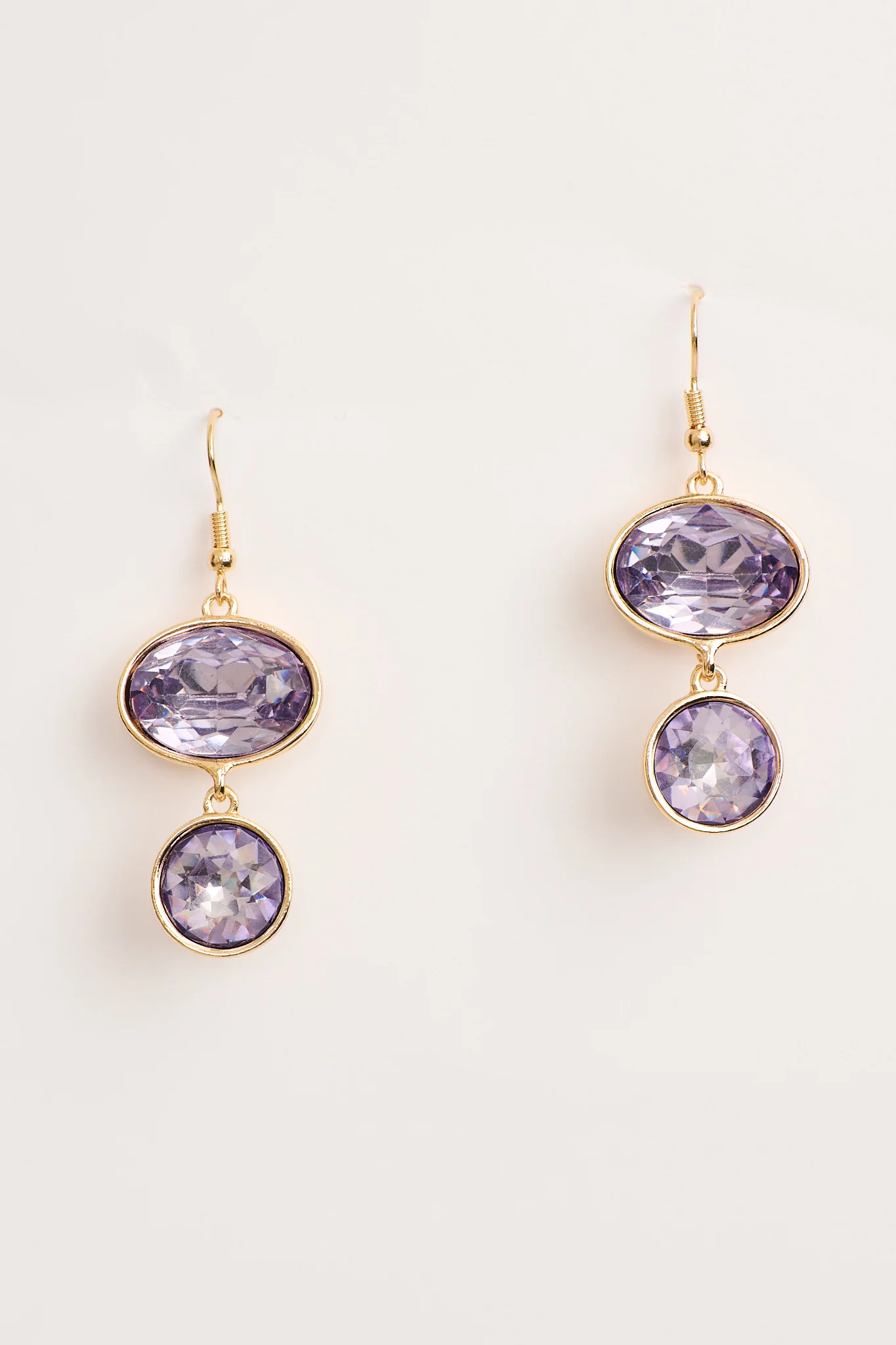 Shauna Drop Earring in Purple