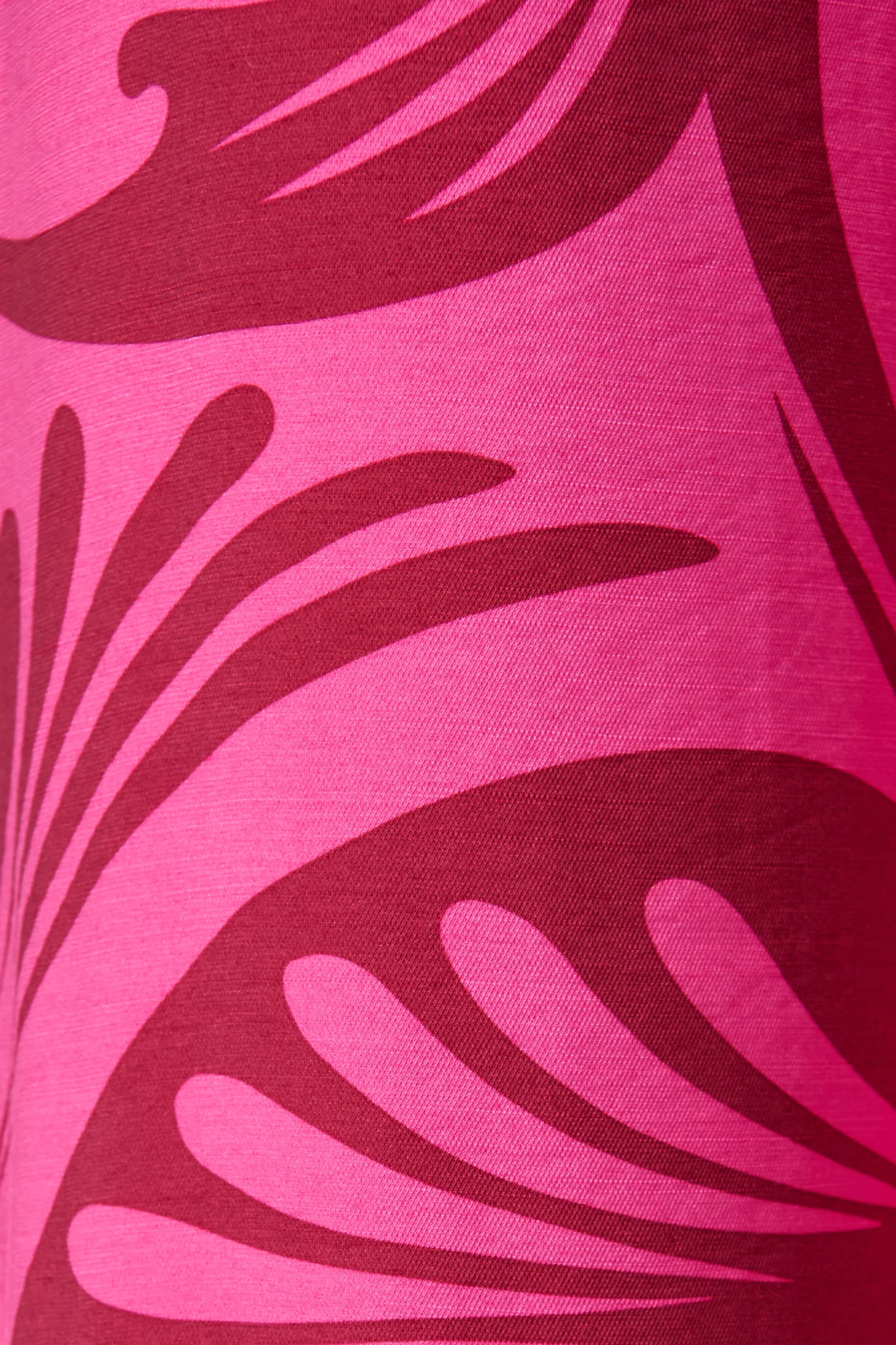 Sherene Pant in Pink with Wine Print - Image 9