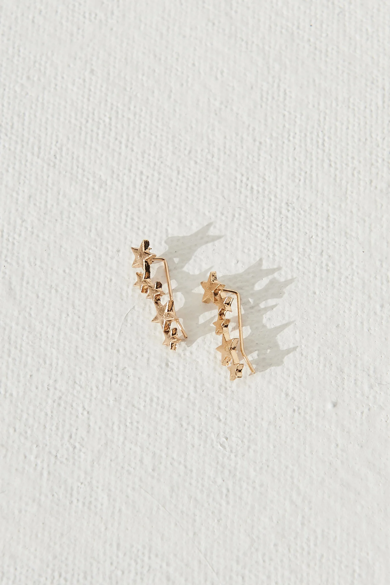 Shooting Star Earrings In Gold - Image 8