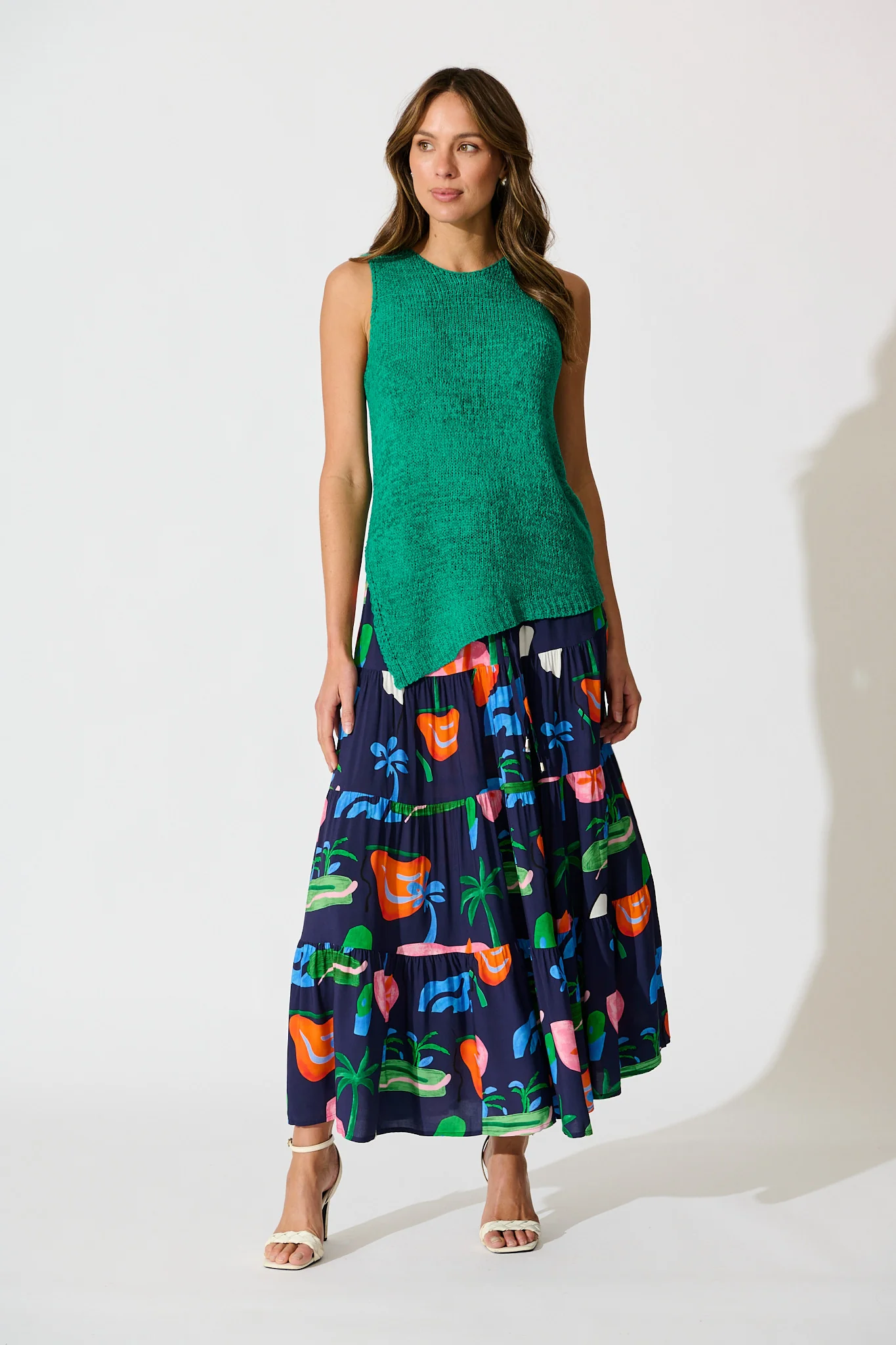 Soft Touch Knit Top in Teal - Image 4