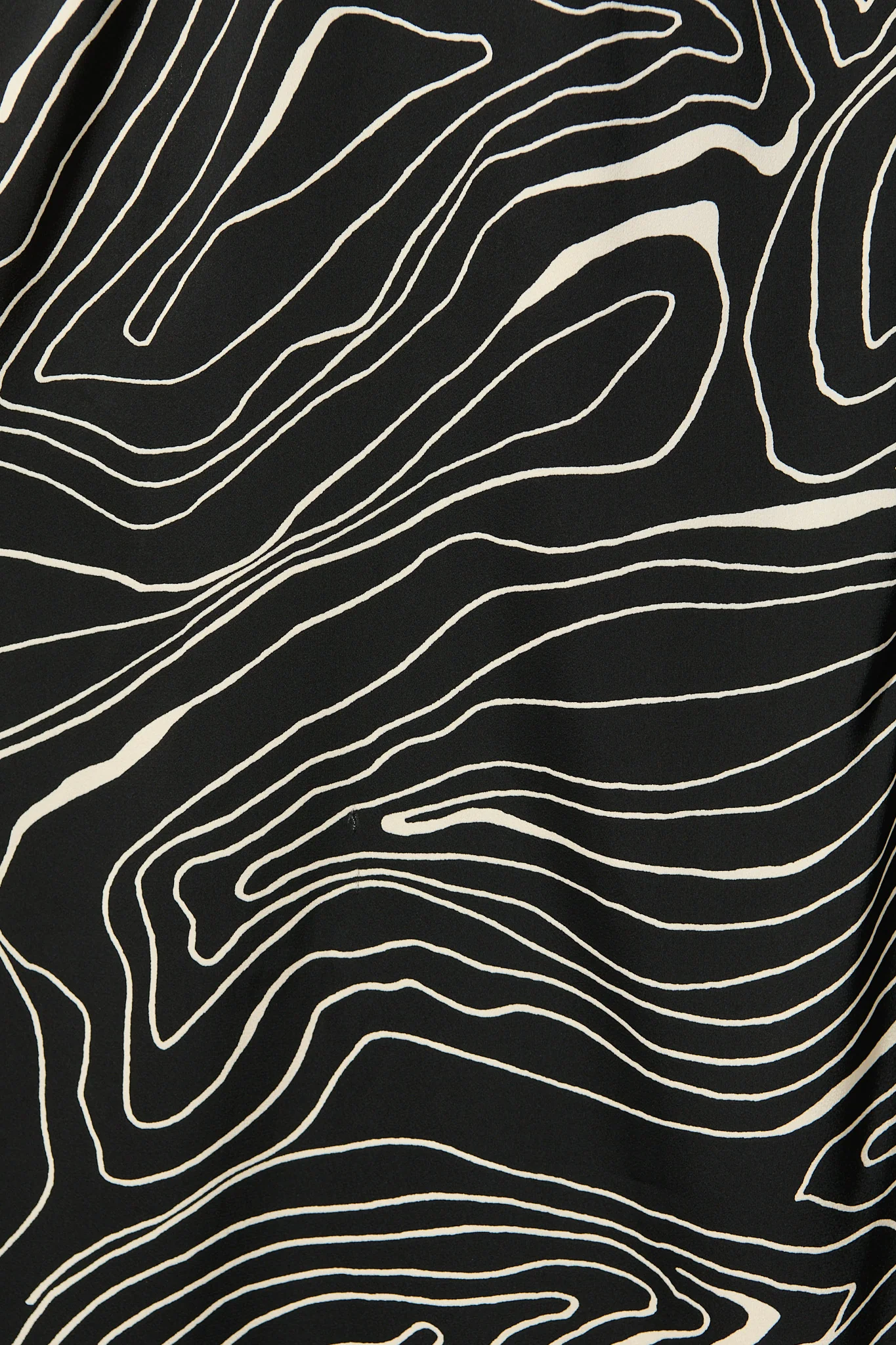 Soraya Midi Dress in Black with White Swirl - Image 7