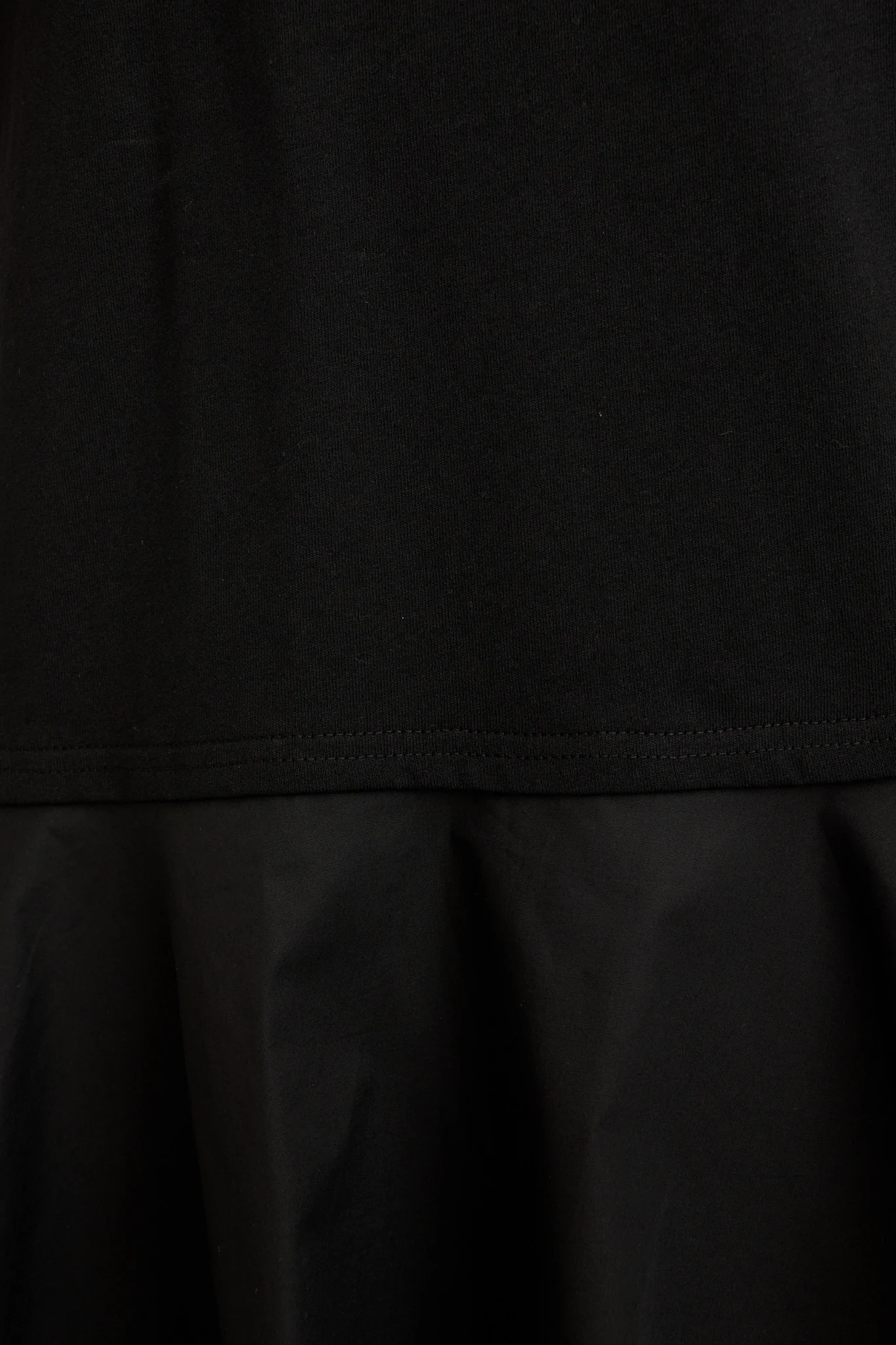 Staple T-Shirt Dress in Black Cotton - Image 6