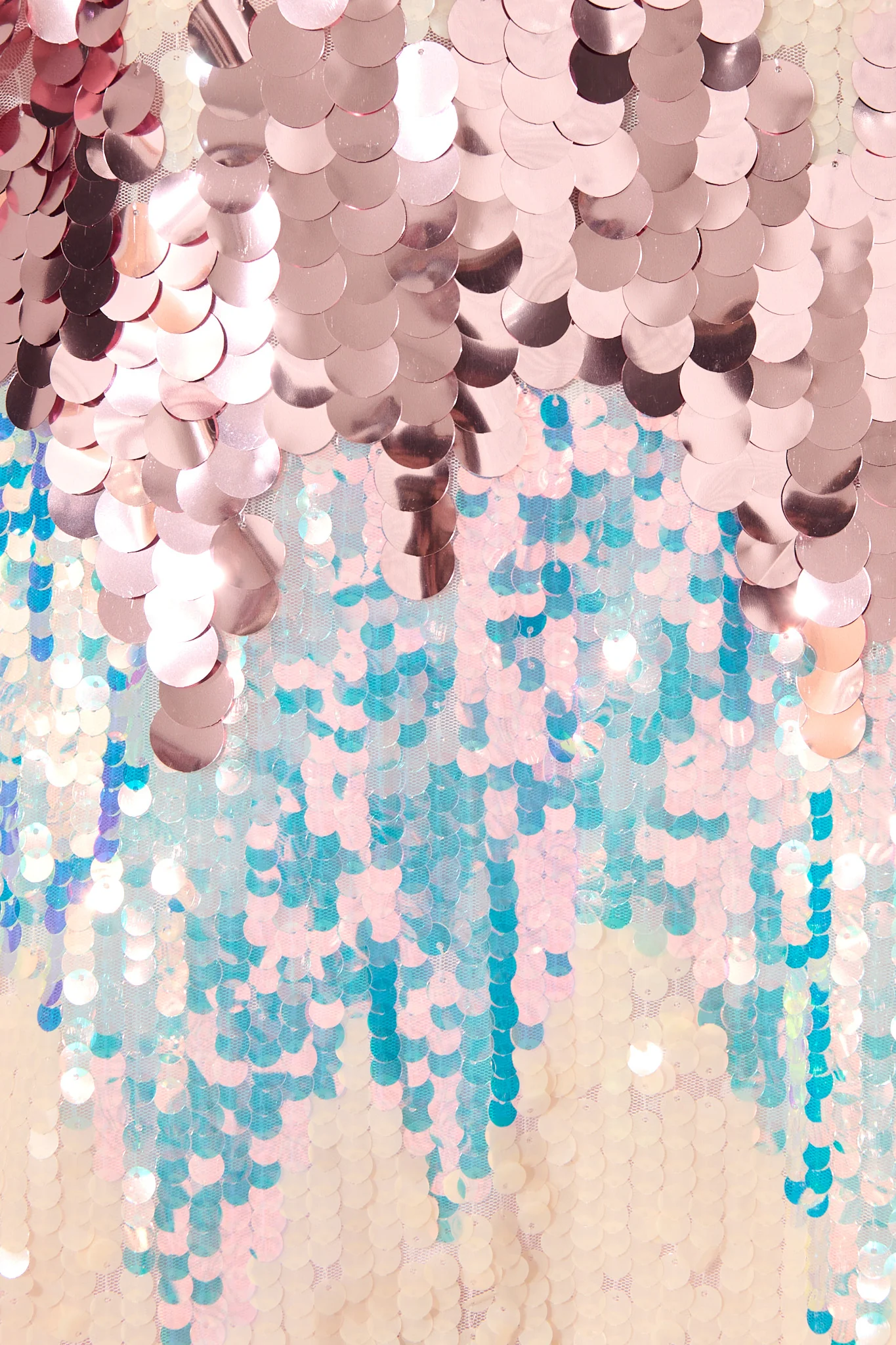 Stardust Sequin Dress in Pink Multi Sequin - Image 9